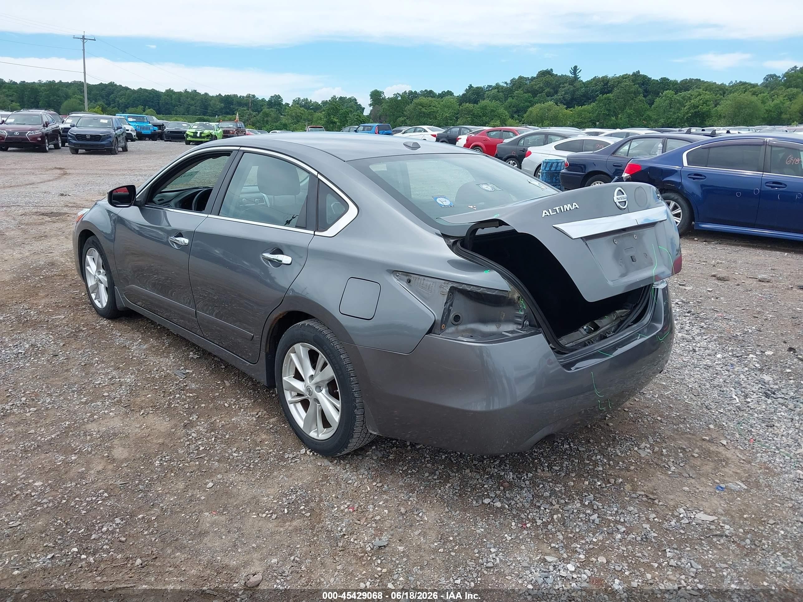 2015 Nissan Altima 2.5 Sl Серый vin: 1N4AL3AP1FN353762