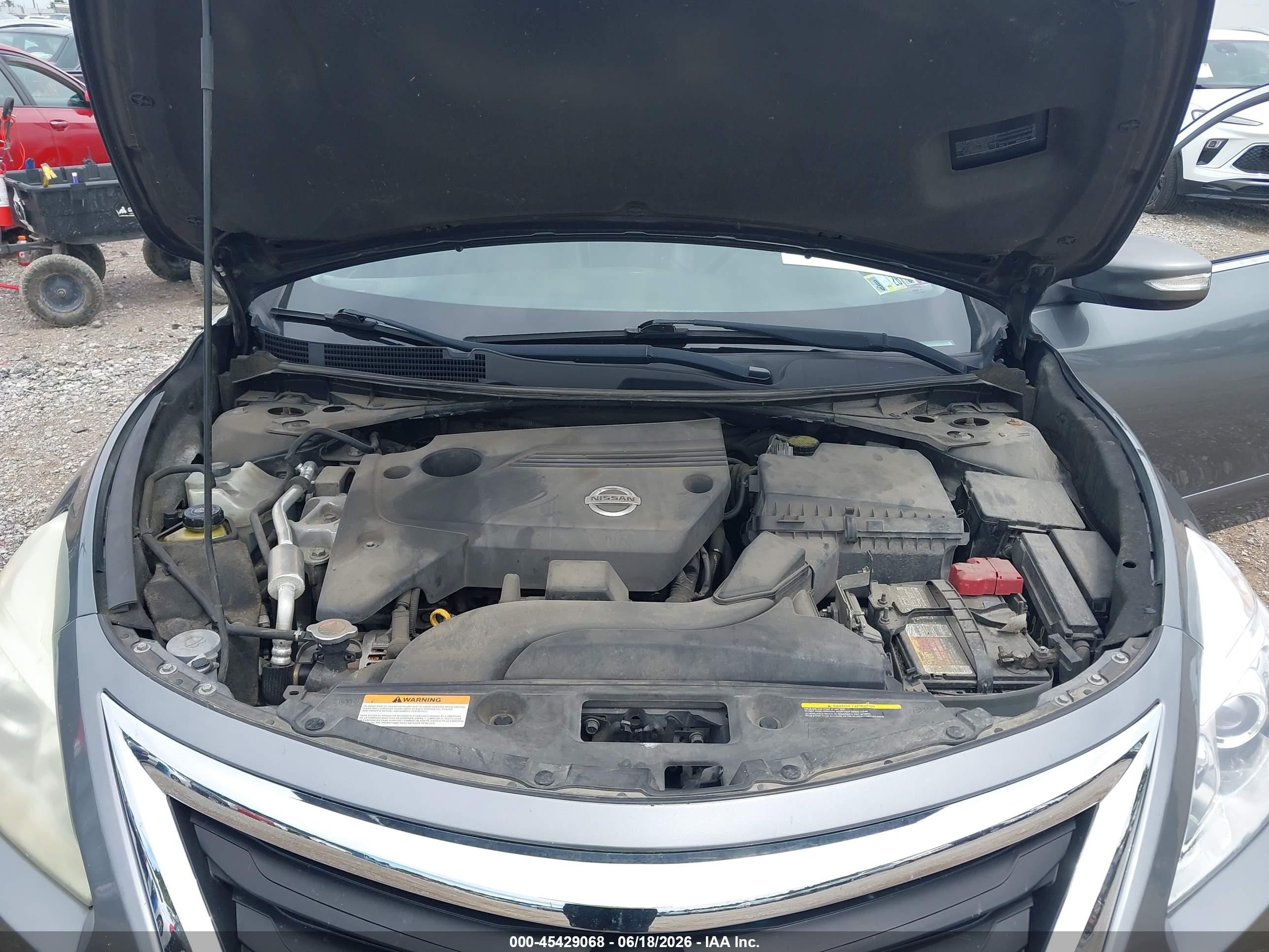 2015 Nissan Altima 2.5 Sl Серый vin: 1N4AL3AP1FN353762