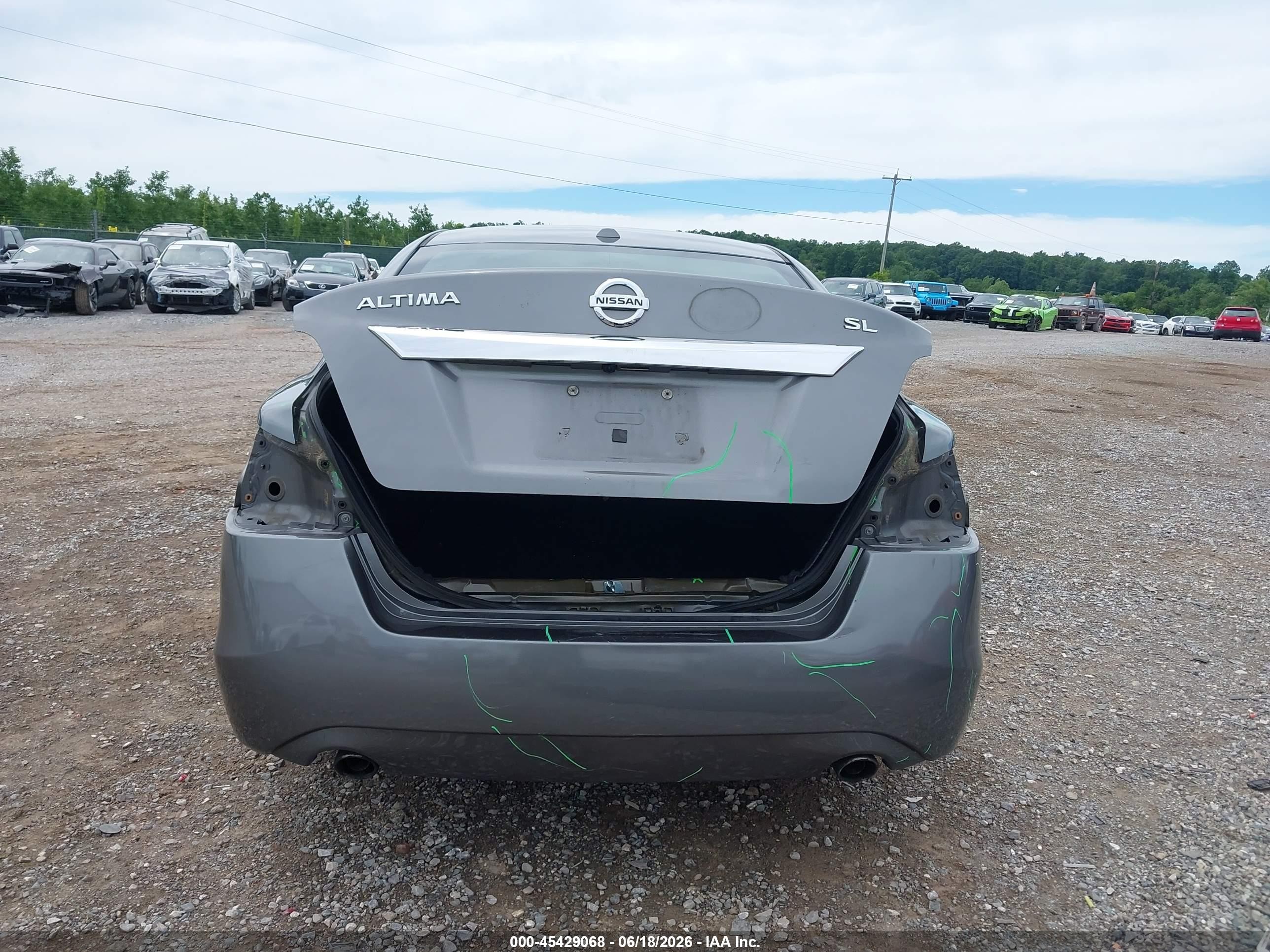 2015 Nissan Altima 2.5 Sl Серый vin: 1N4AL3AP1FN353762