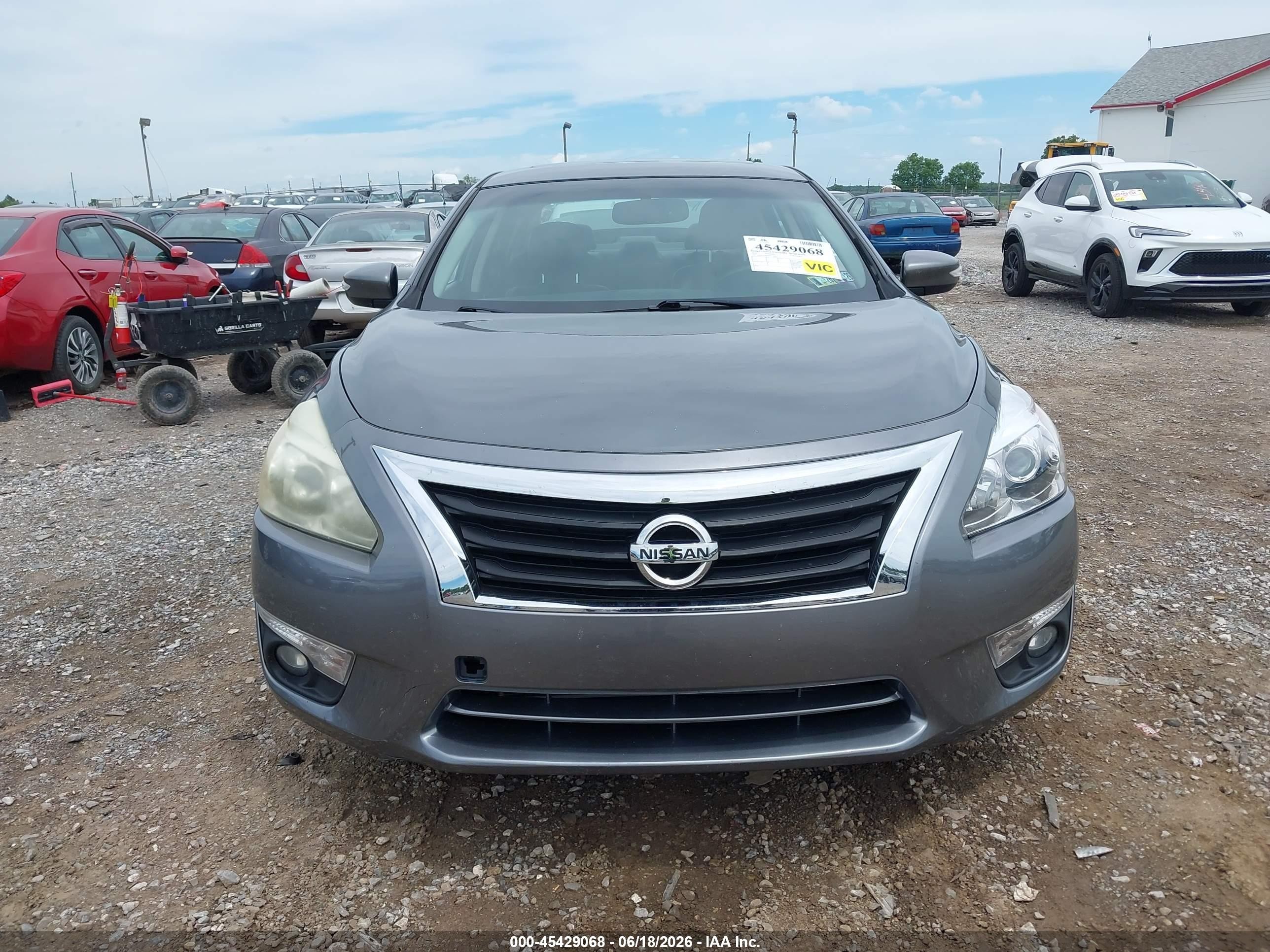2015 Nissan Altima 2.5 Sl Серый vin: 1N4AL3AP1FN353762