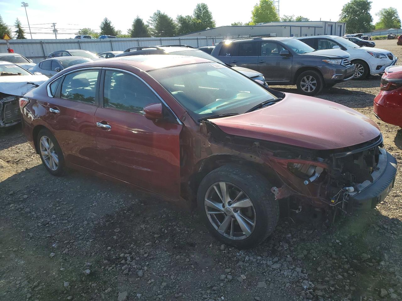 2015 Nissan Altima 2.5 Sl Red vin: 1N4AL3AP1FN359464