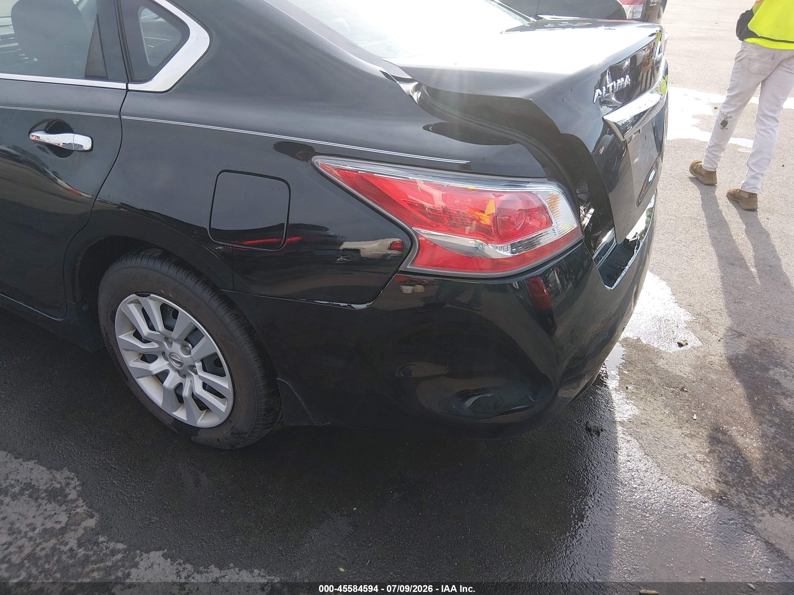 2015 Nissan Altima 2.5 S Black vin: 1N4AL3AP1FN372747