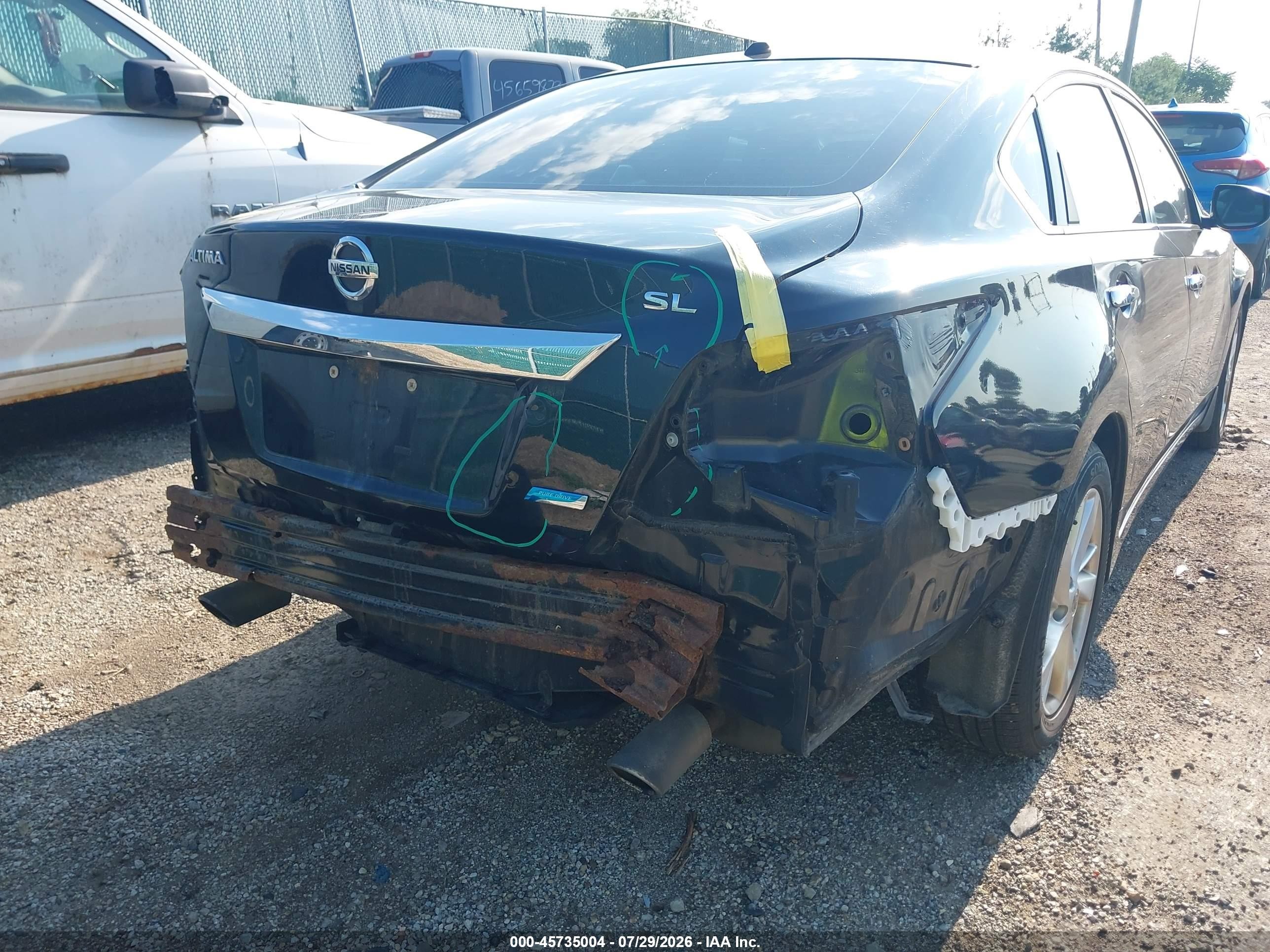 2015 Nissan Altima 2.5/2.5 S/2.5 Sl/2.5 Sv Black vin: 1N4AL3AP1FN383263