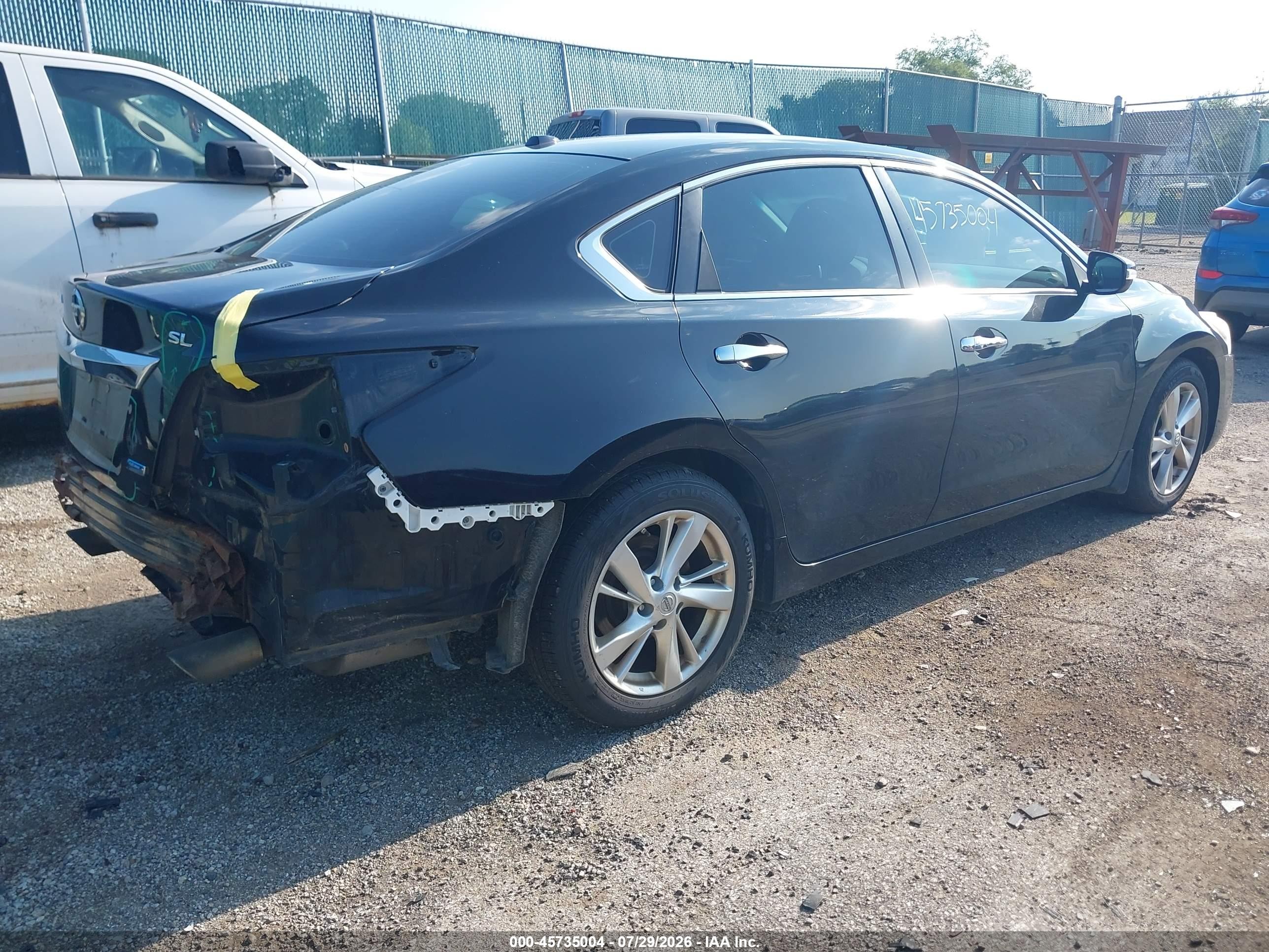 2015 Nissan Altima 2.5/2.5 S/2.5 Sl/2.5 Sv Black vin: 1N4AL3AP1FN383263