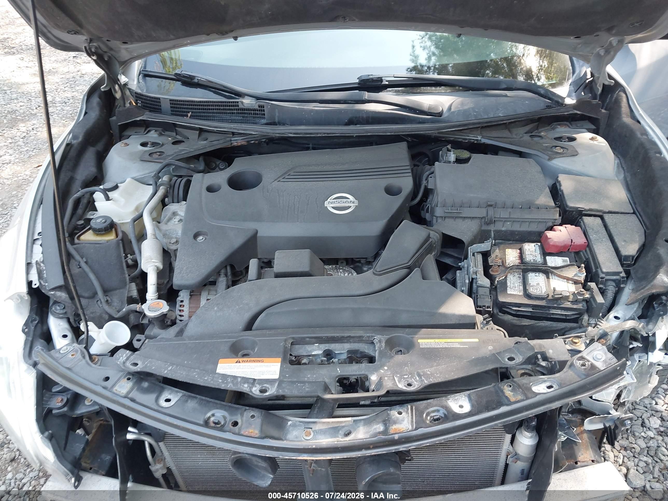 2015 Nissan Altima 2.5 S White vin: 1N4AL3AP1FN407769