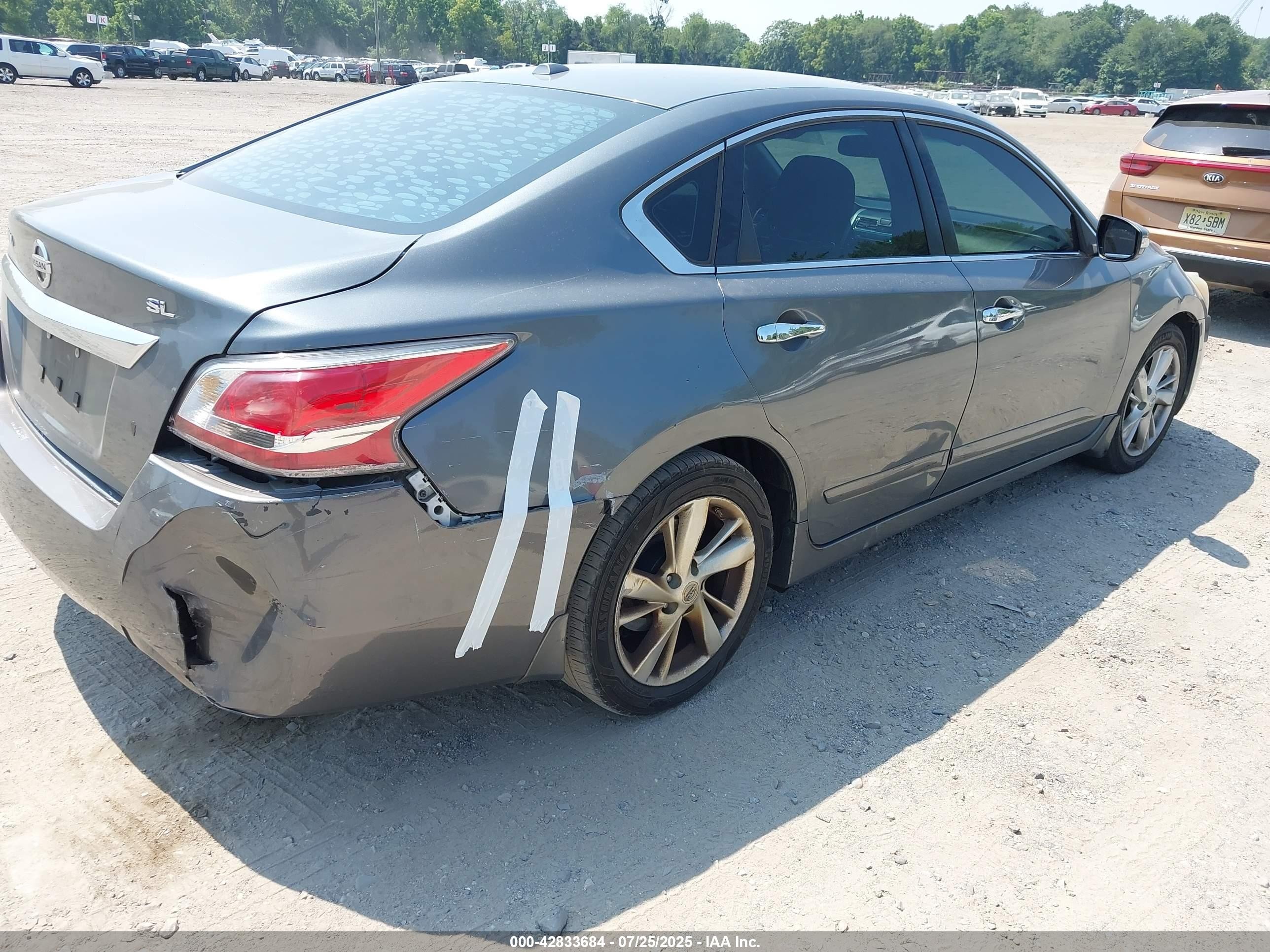 2015 Nissan Altima 2.5 Sl Gray vin: 1N4AL3AP1FN864548