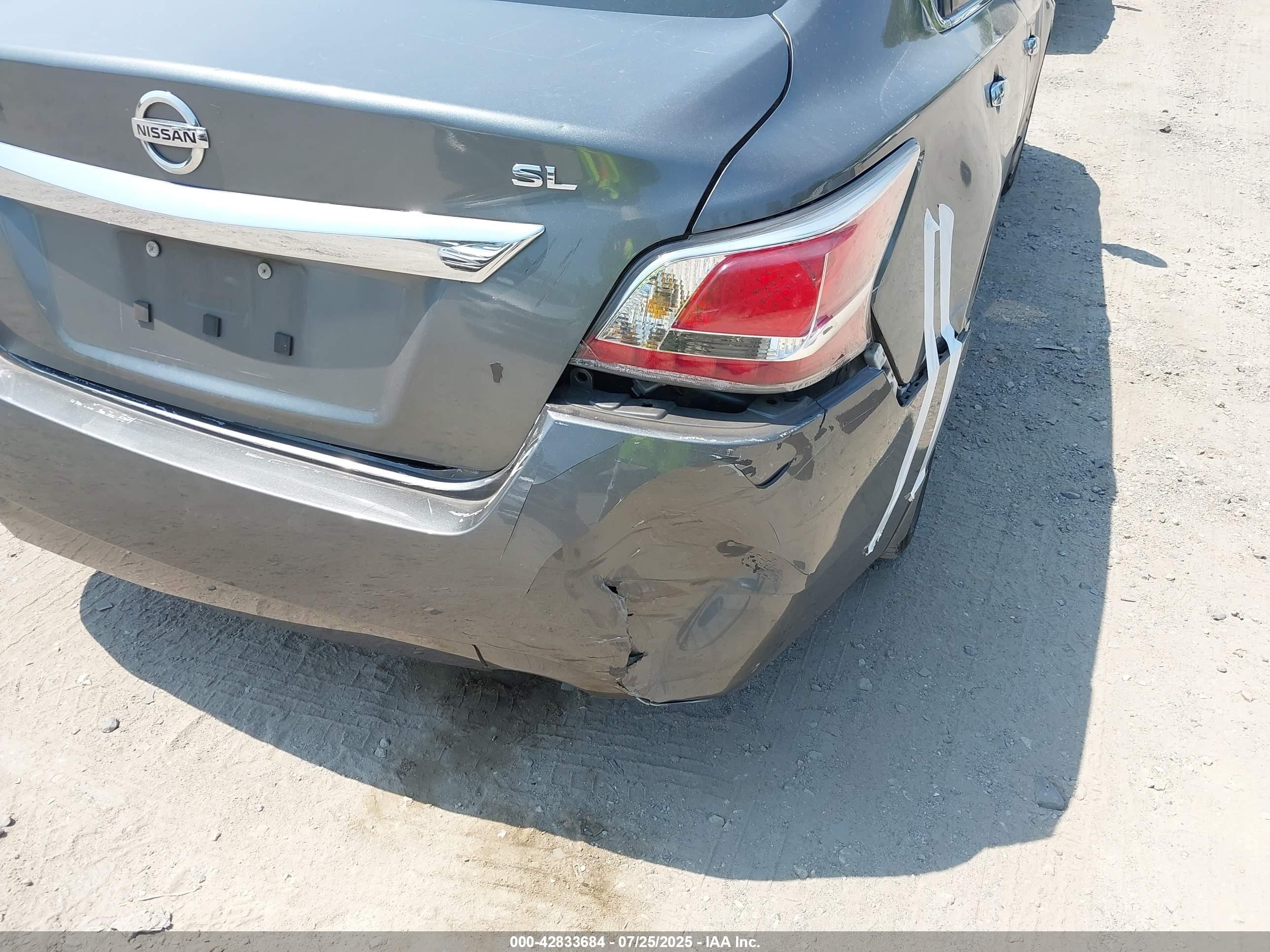 2015 Nissan Altima 2.5 Sl Gray vin: 1N4AL3AP1FN864548