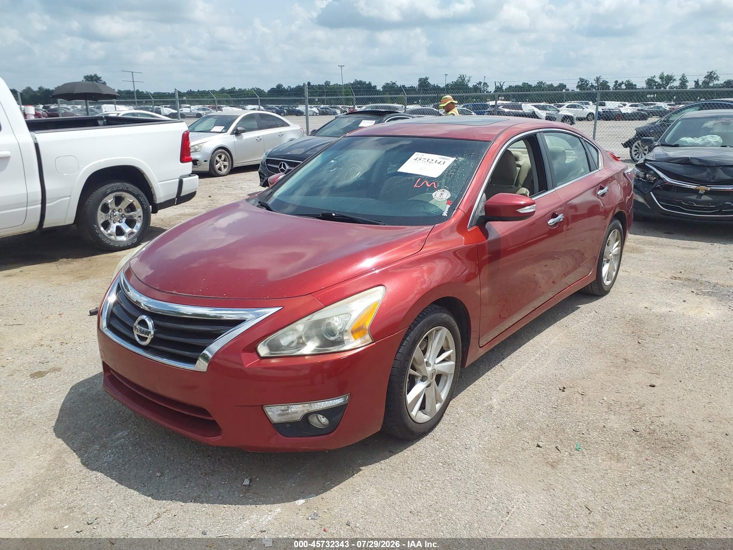 2015 Nissan Altima 2.5 Sl Red vin: 1N4AL3AP1FN865845