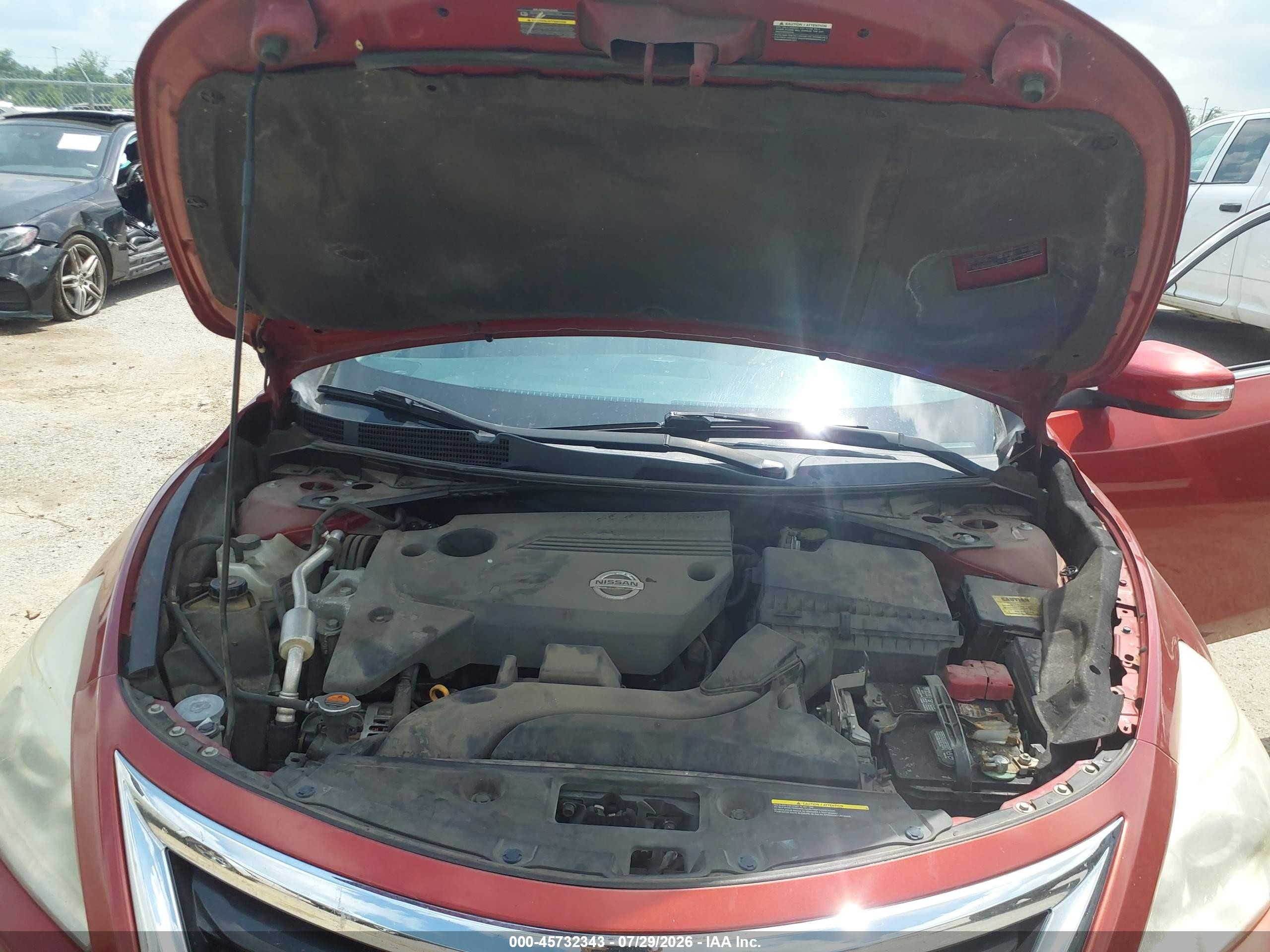 2015 Nissan Altima 2.5 Sl Red vin: 1N4AL3AP1FN865845