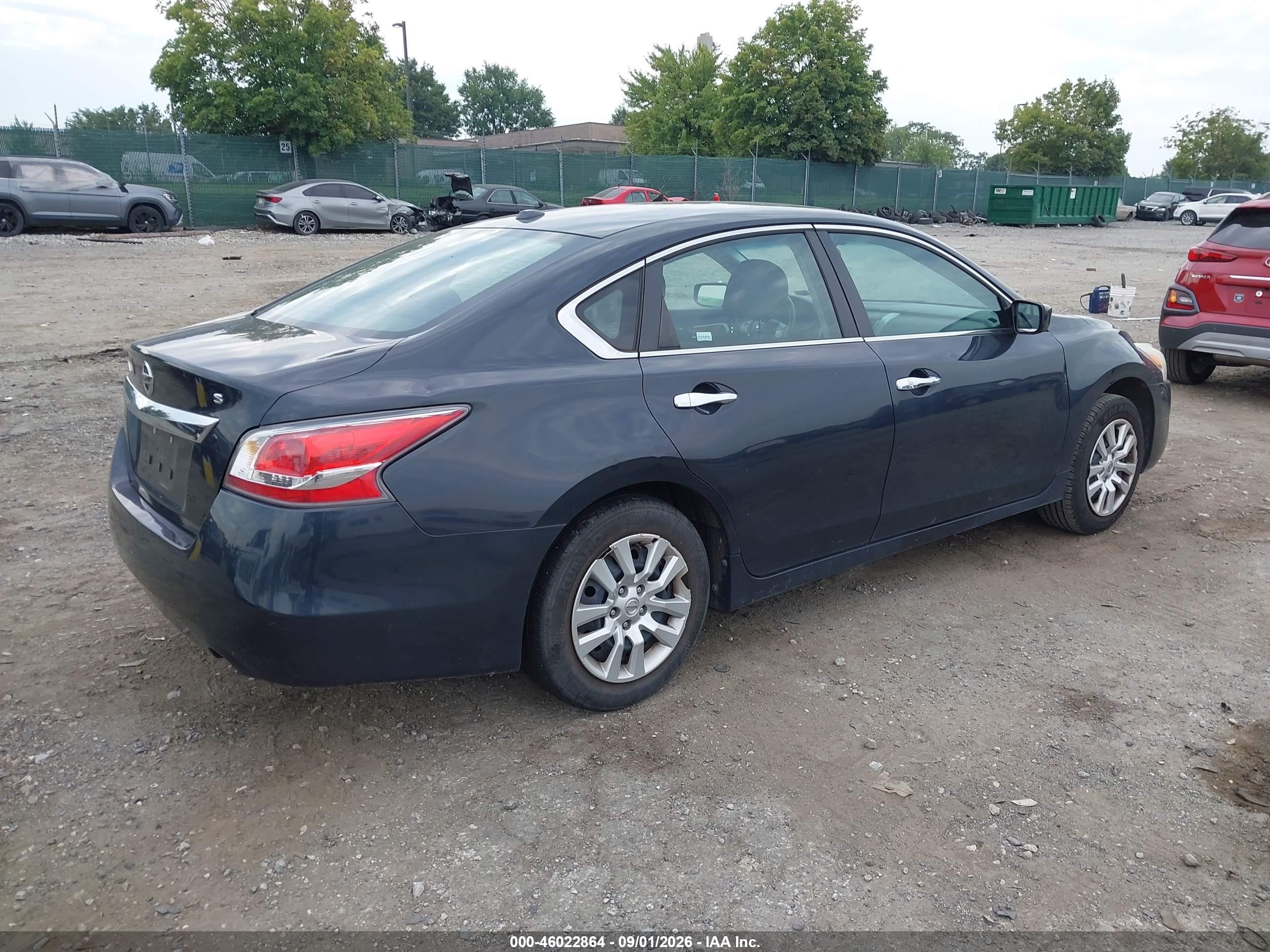 2015 Nissan Altima 2.5/2.5 S/2.5 Sl/2.5 Sv Dark Blue vin: 1N4AL3AP1FN871046