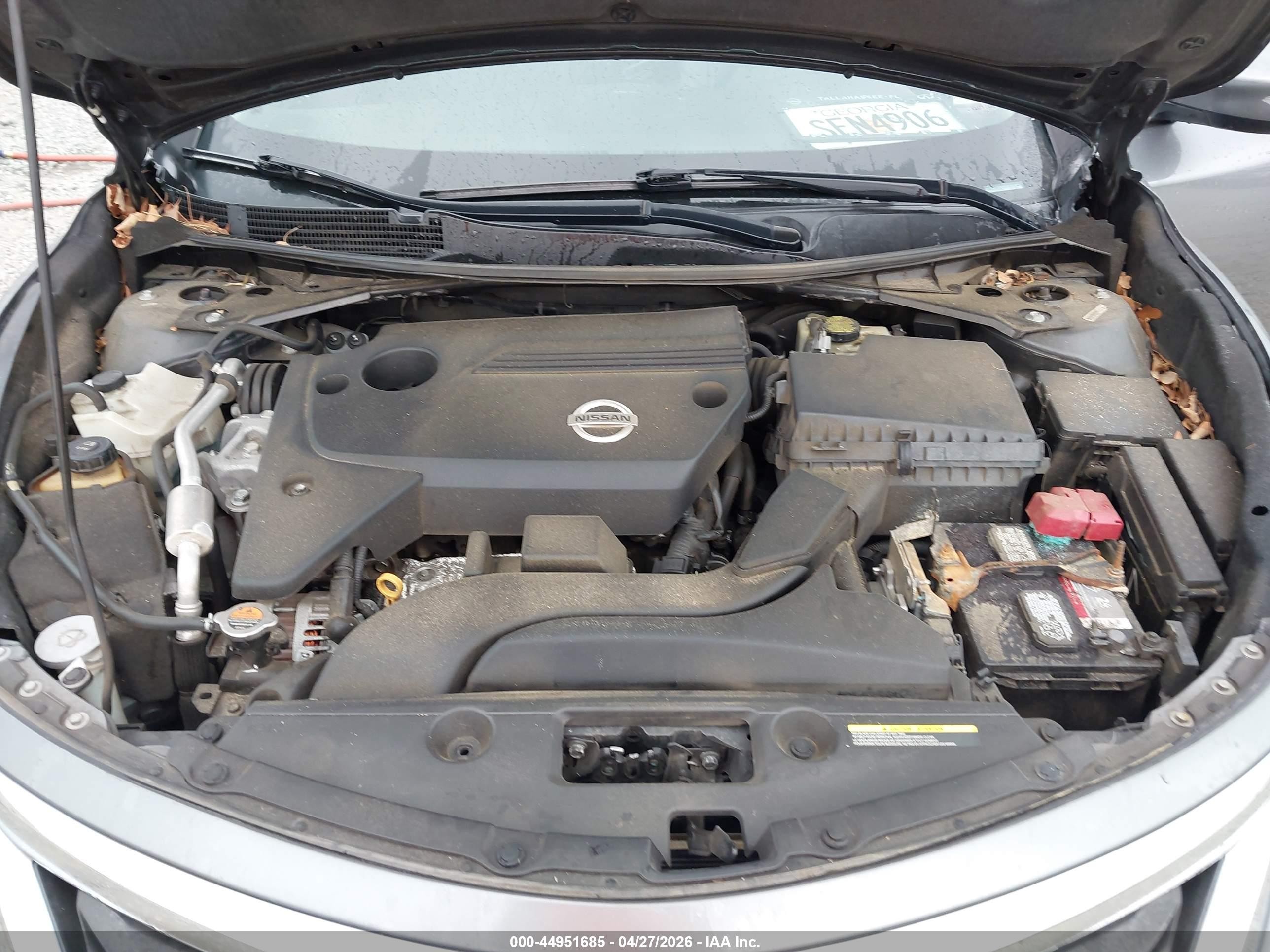 2015 Nissan Altima 2.5 Sl Серый vin: 1N4AL3AP1FN875503