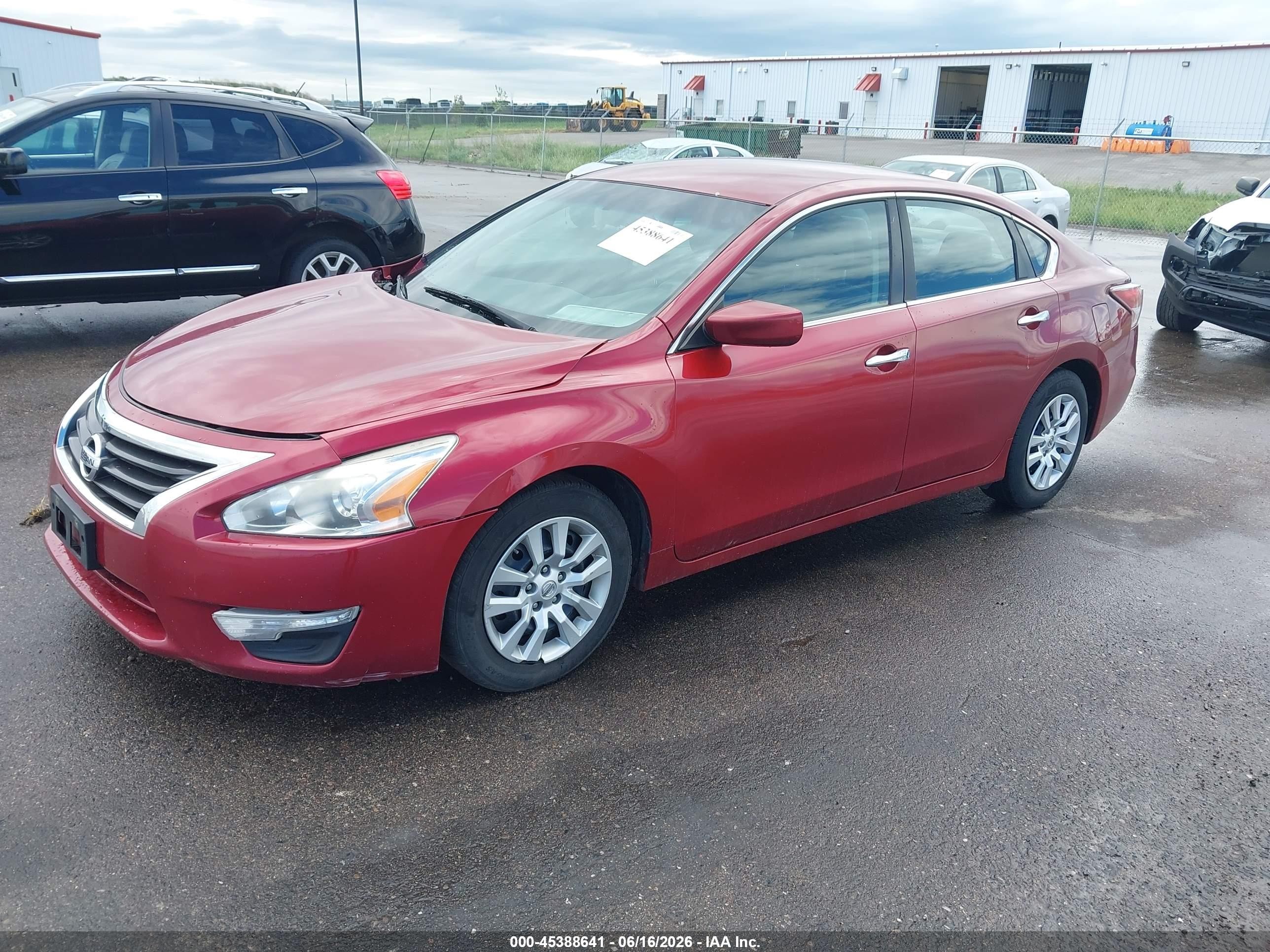 2015 Nissan Altima 2.5/2.5 S/2.5 Sl/2.5 Sv Красный vin: 1N4AL3AP1FN889448