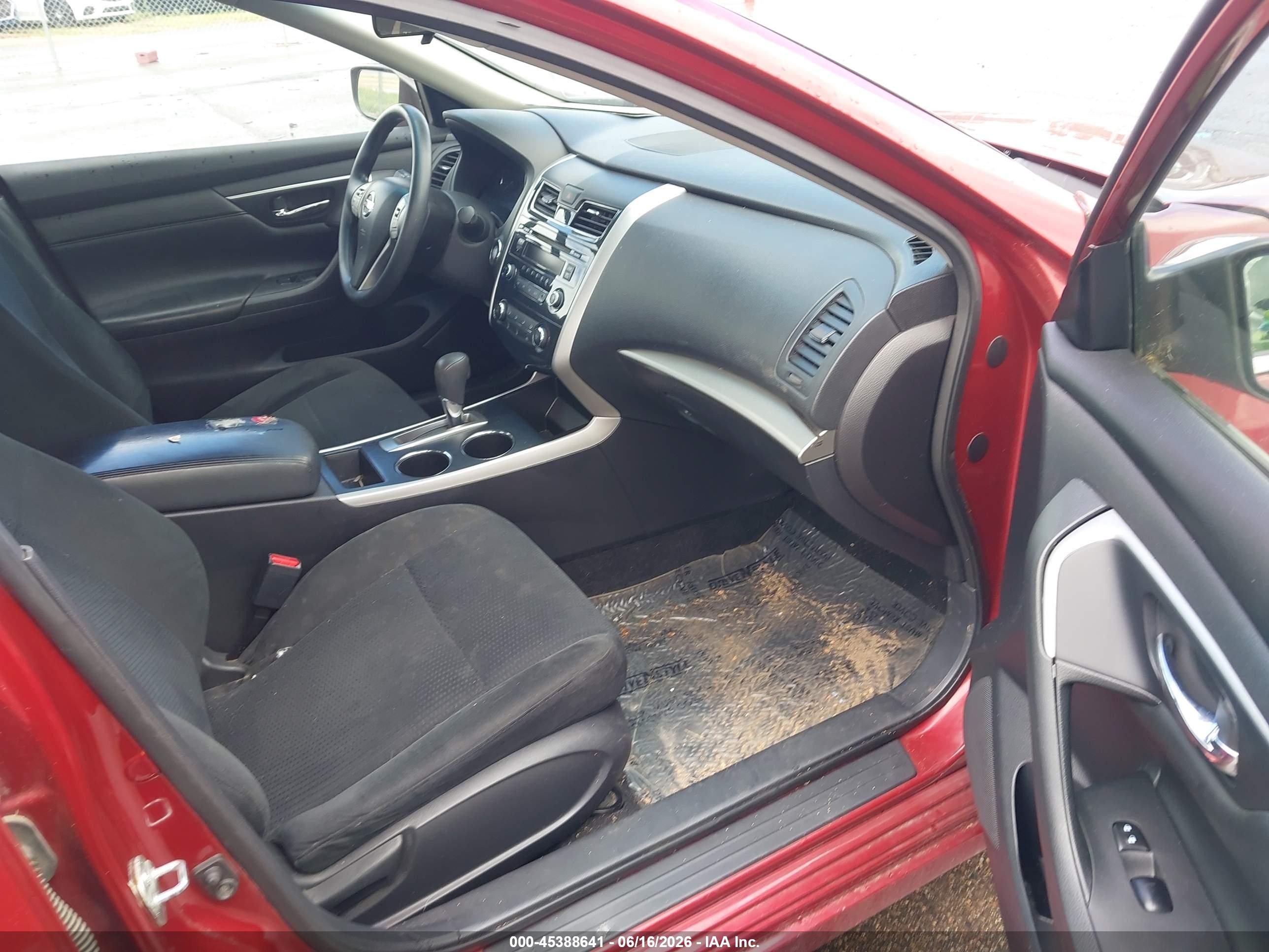 2015 Nissan Altima 2.5/2.5 S/2.5 Sl/2.5 Sv Красный vin: 1N4AL3AP1FN889448