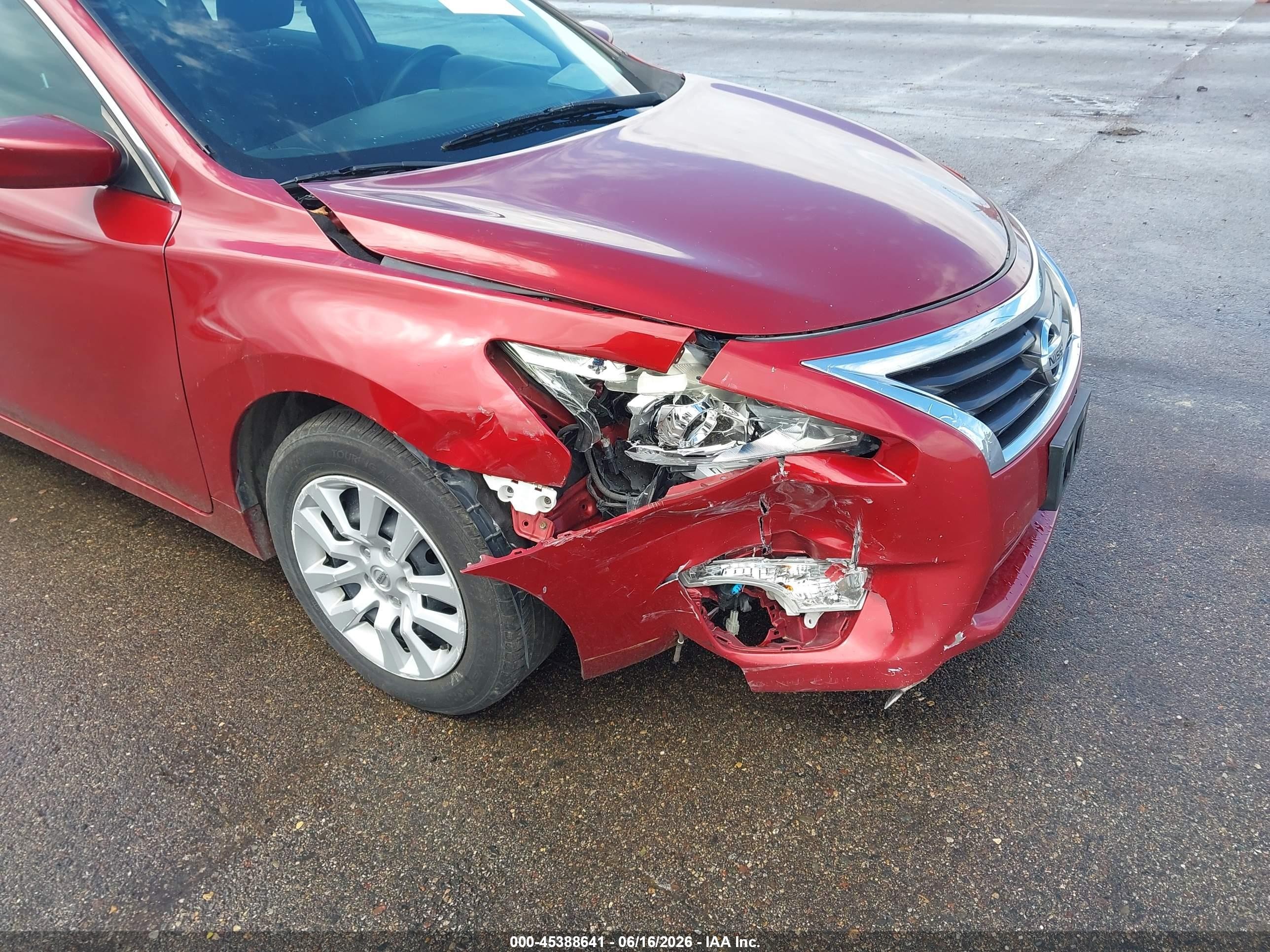 2015 Nissan Altima 2.5/2.5 S/2.5 Sl/2.5 Sv Красный vin: 1N4AL3AP1FN889448