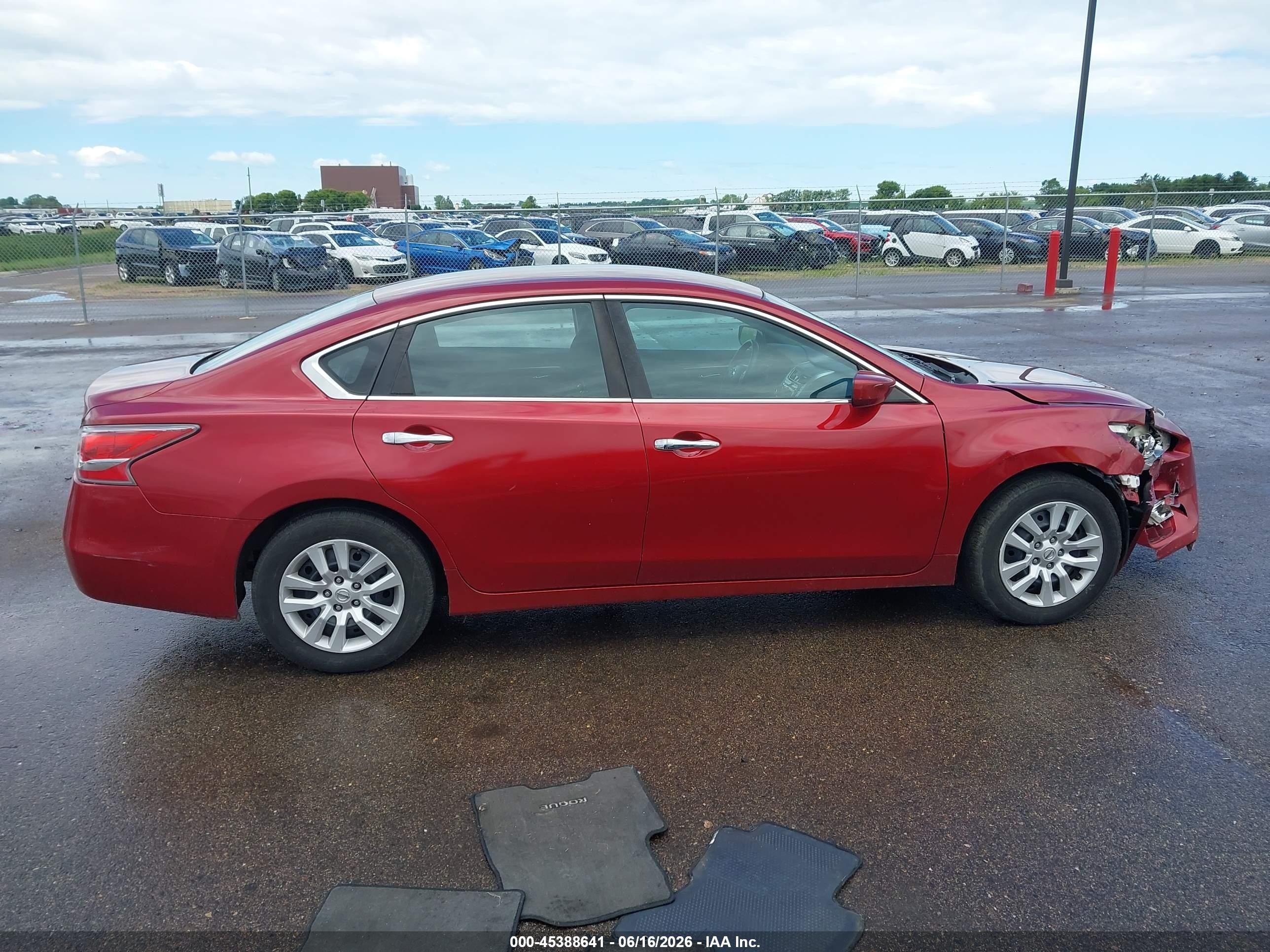 2015 Nissan Altima 2.5/2.5 S/2.5 Sl/2.5 Sv Красный vin: 1N4AL3AP1FN889448