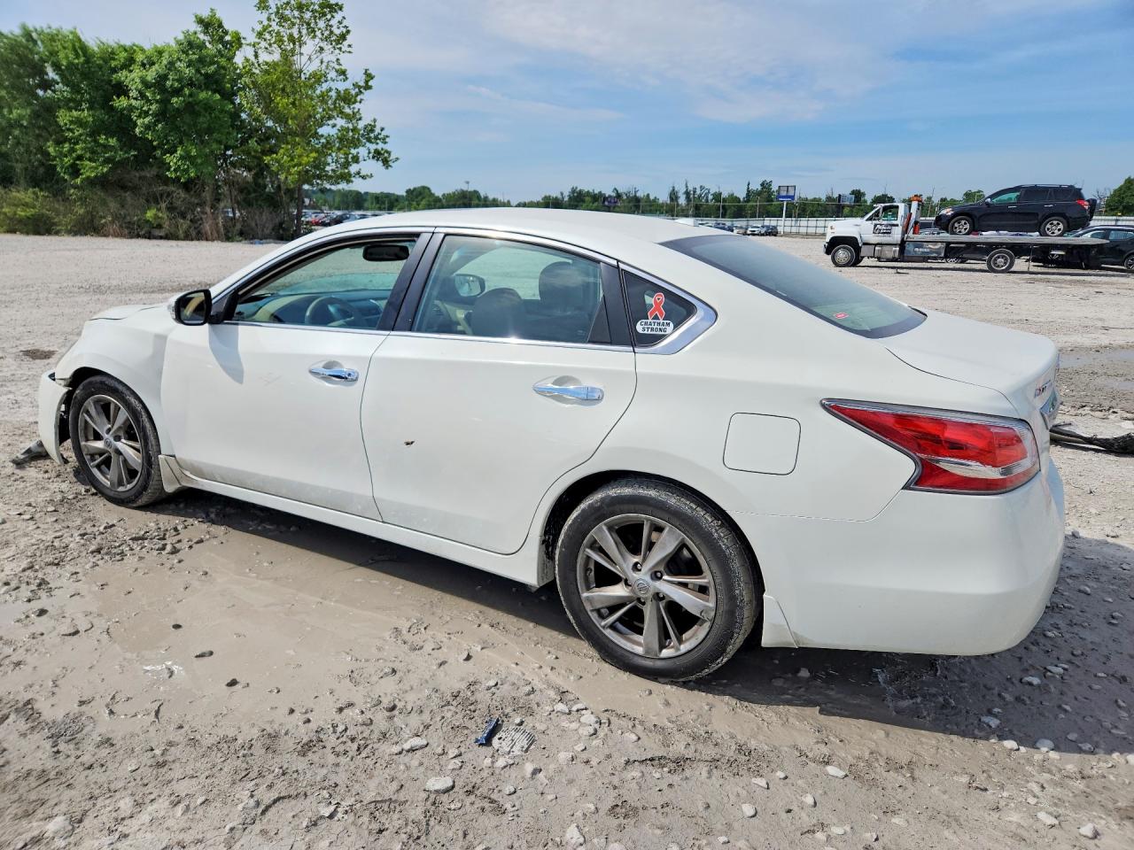 2015 Nissan Altima 2.5 Sl White vin: 1N4AL3AP1FN890227