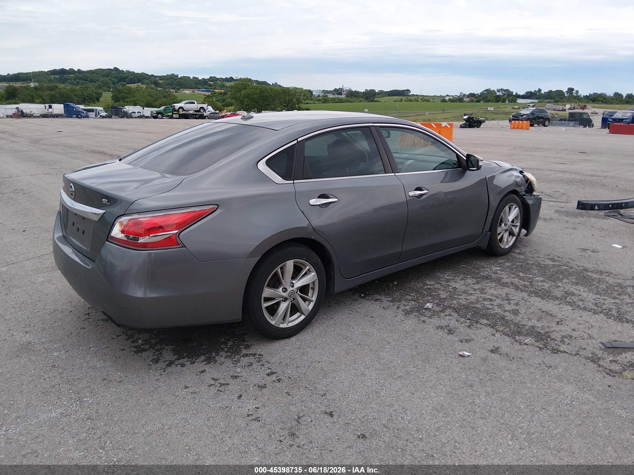 2015 Nissan Altima 2.5 Sl Gray vin: 1N4AL3AP1FN893600