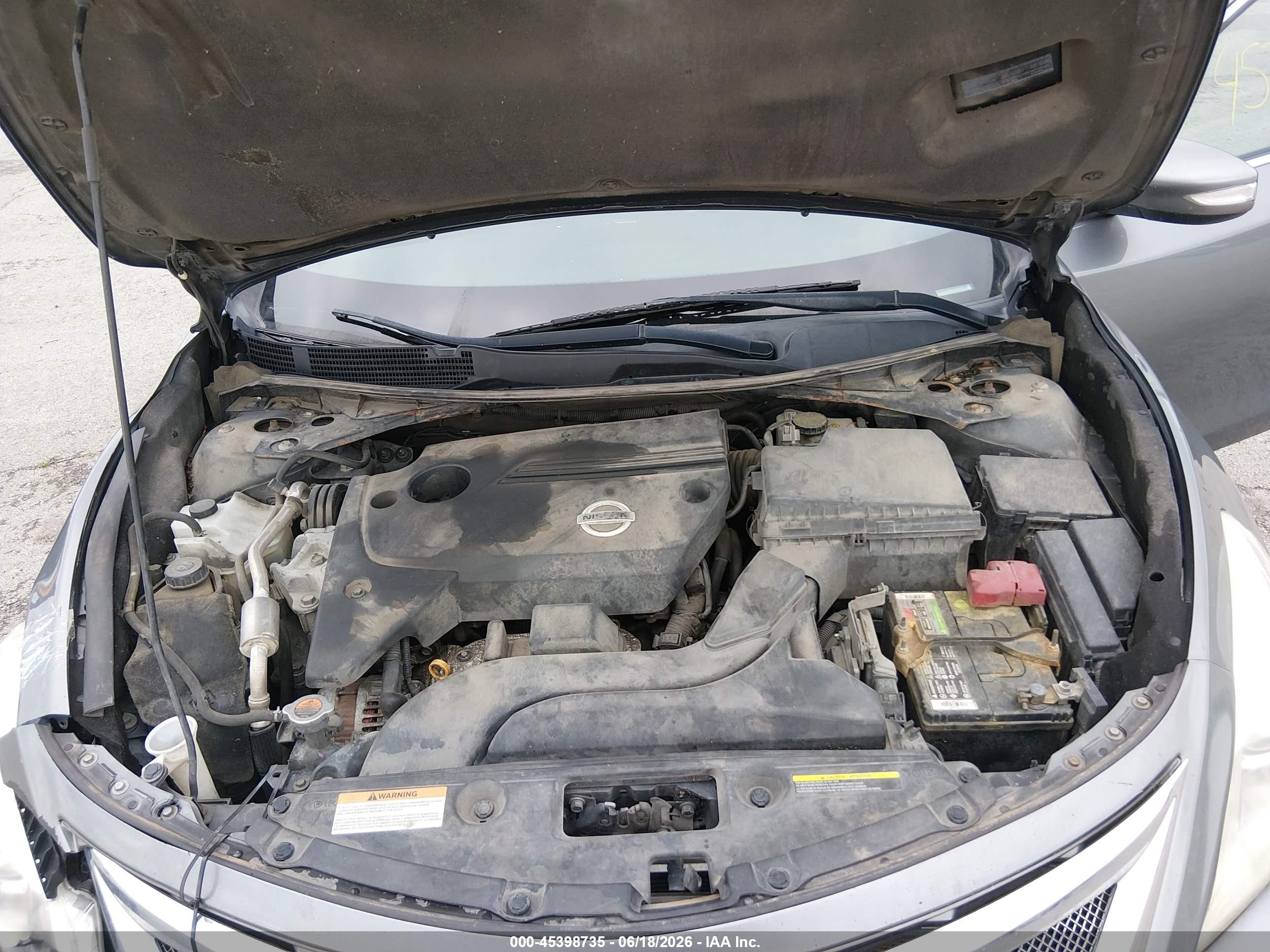 2015 Nissan Altima 2.5 Sl Gray vin: 1N4AL3AP1FN893600
