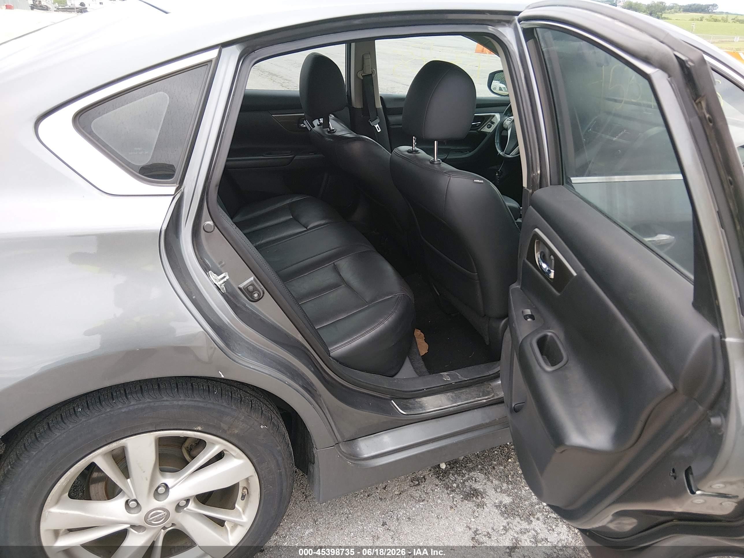 2015 Nissan Altima 2.5 Sl Gray vin: 1N4AL3AP1FN893600