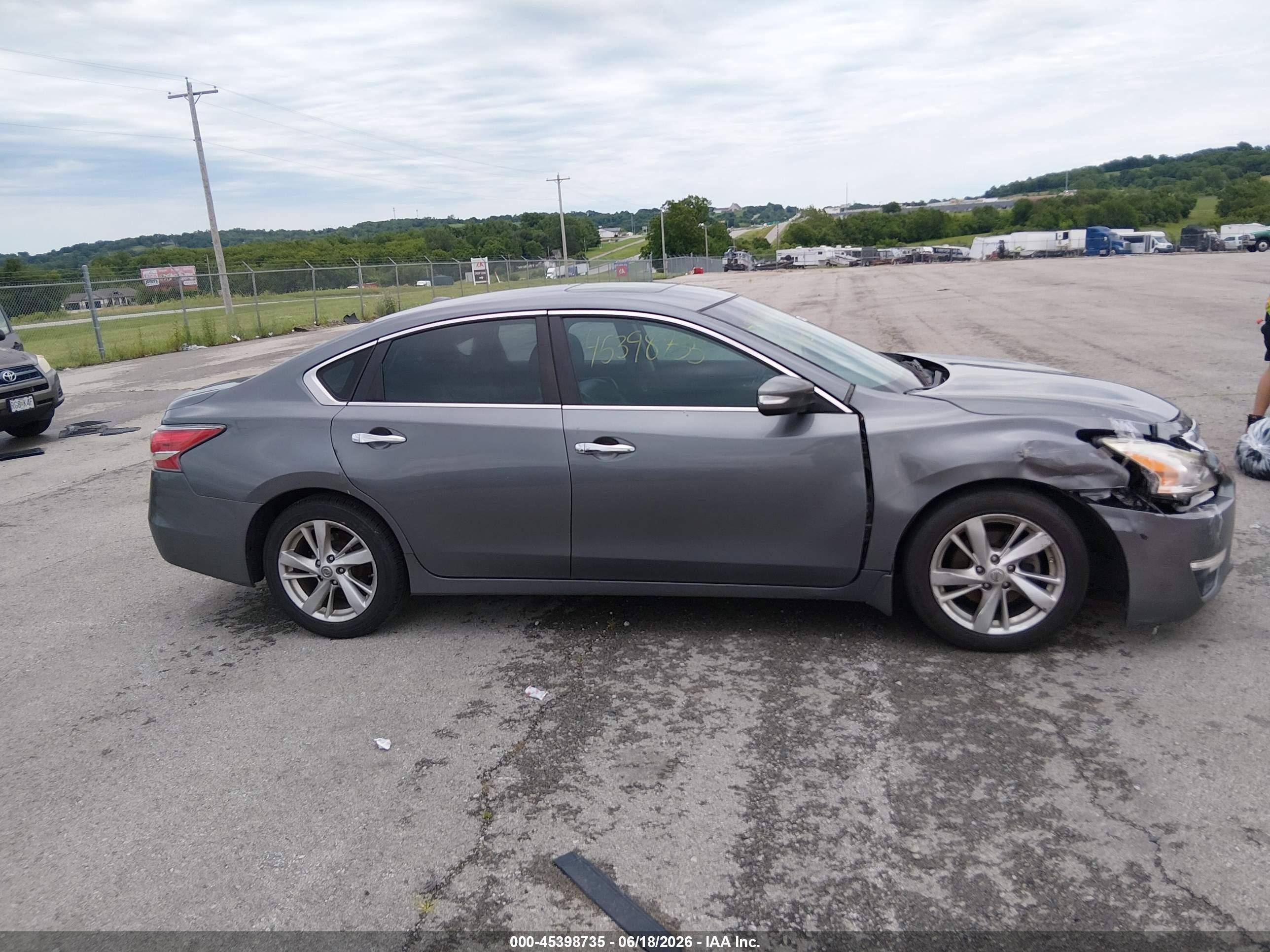 2015 Nissan Altima 2.5 Sl Gray vin: 1N4AL3AP1FN893600