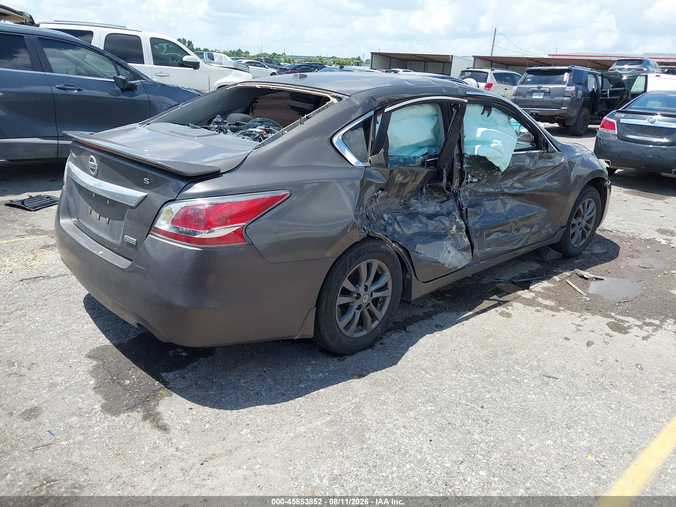 2015 Nissan Altima 2.5 S Gray vin: 1N4AL3AP1FN896383