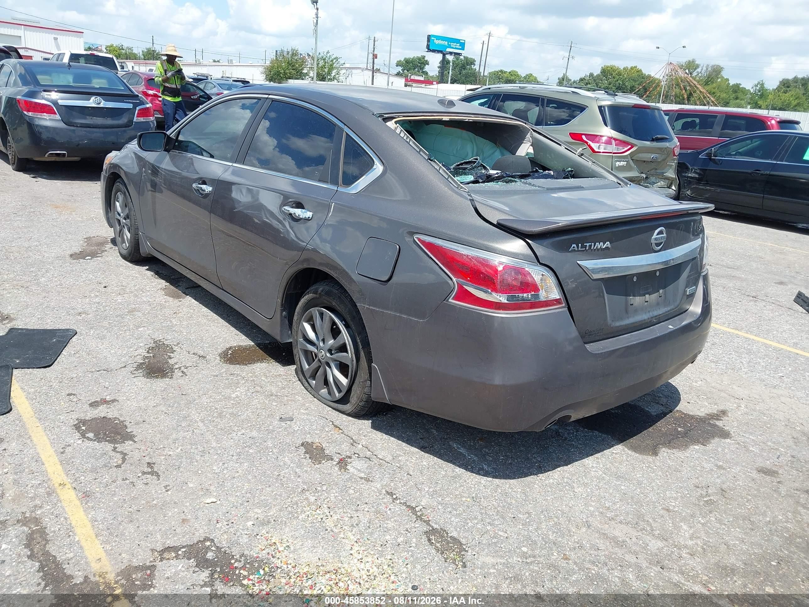 2015 Nissan Altima 2.5 S Gray vin: 1N4AL3AP1FN896383