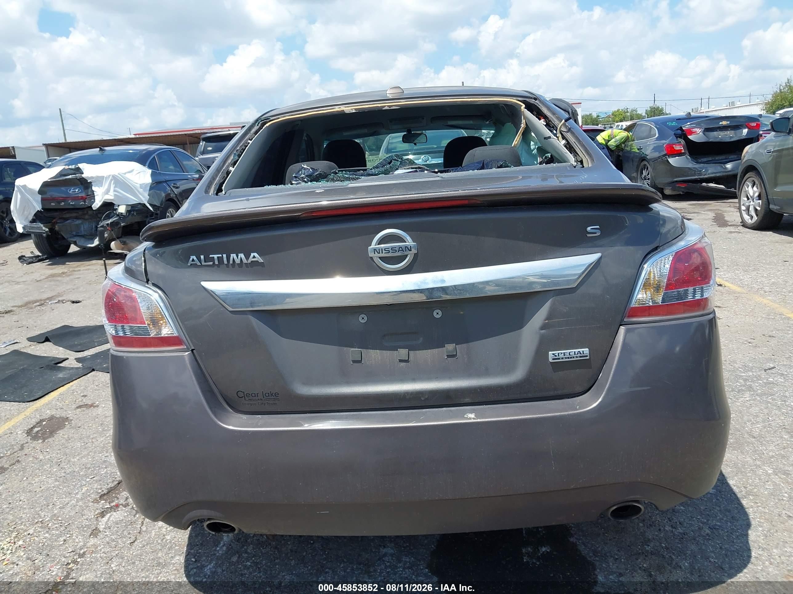 2015 Nissan Altima 2.5 S Gray vin: 1N4AL3AP1FN896383