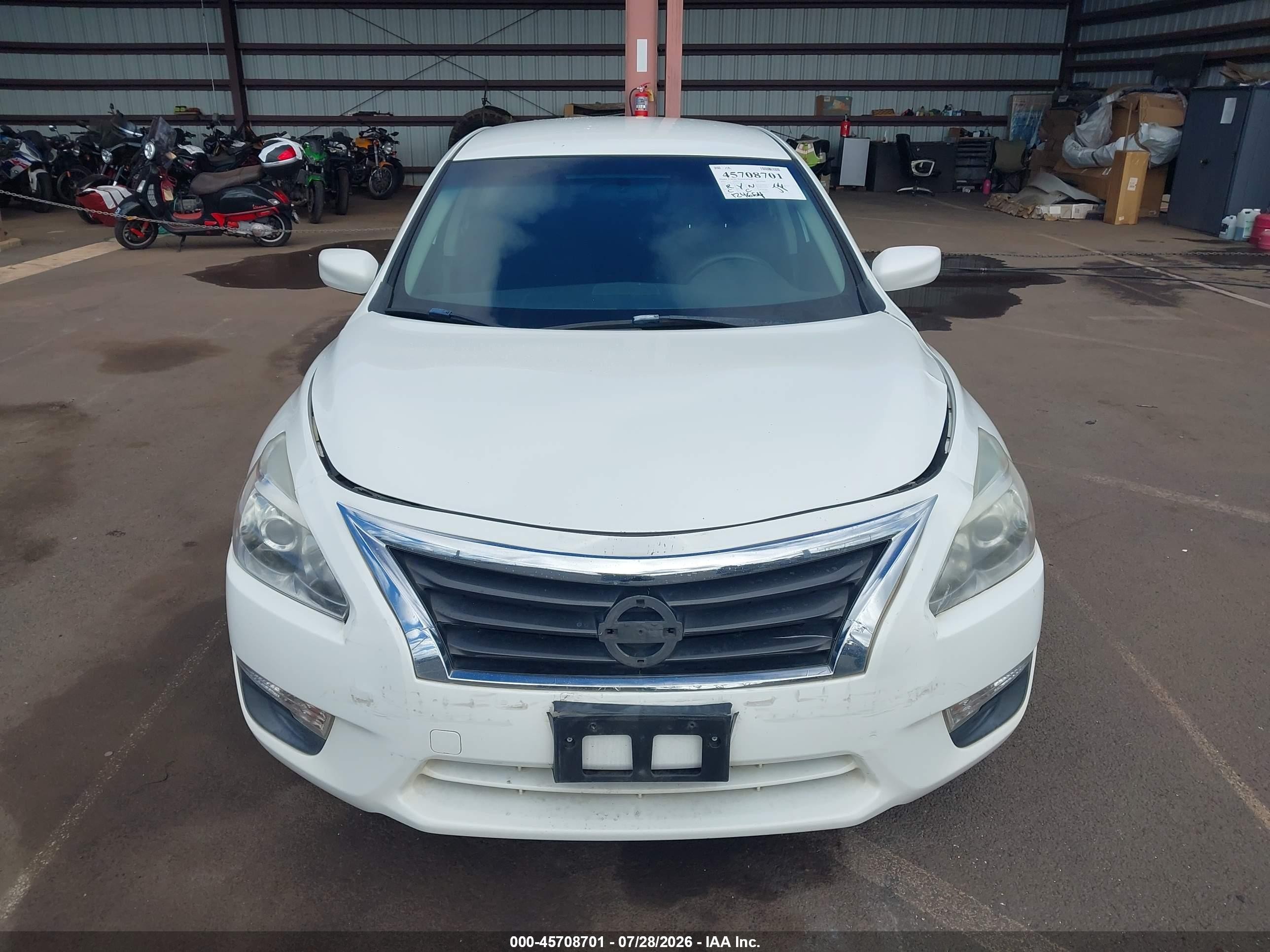2015 Nissan Altima 2.5 S White vin: 1N4AL3AP1FN906717