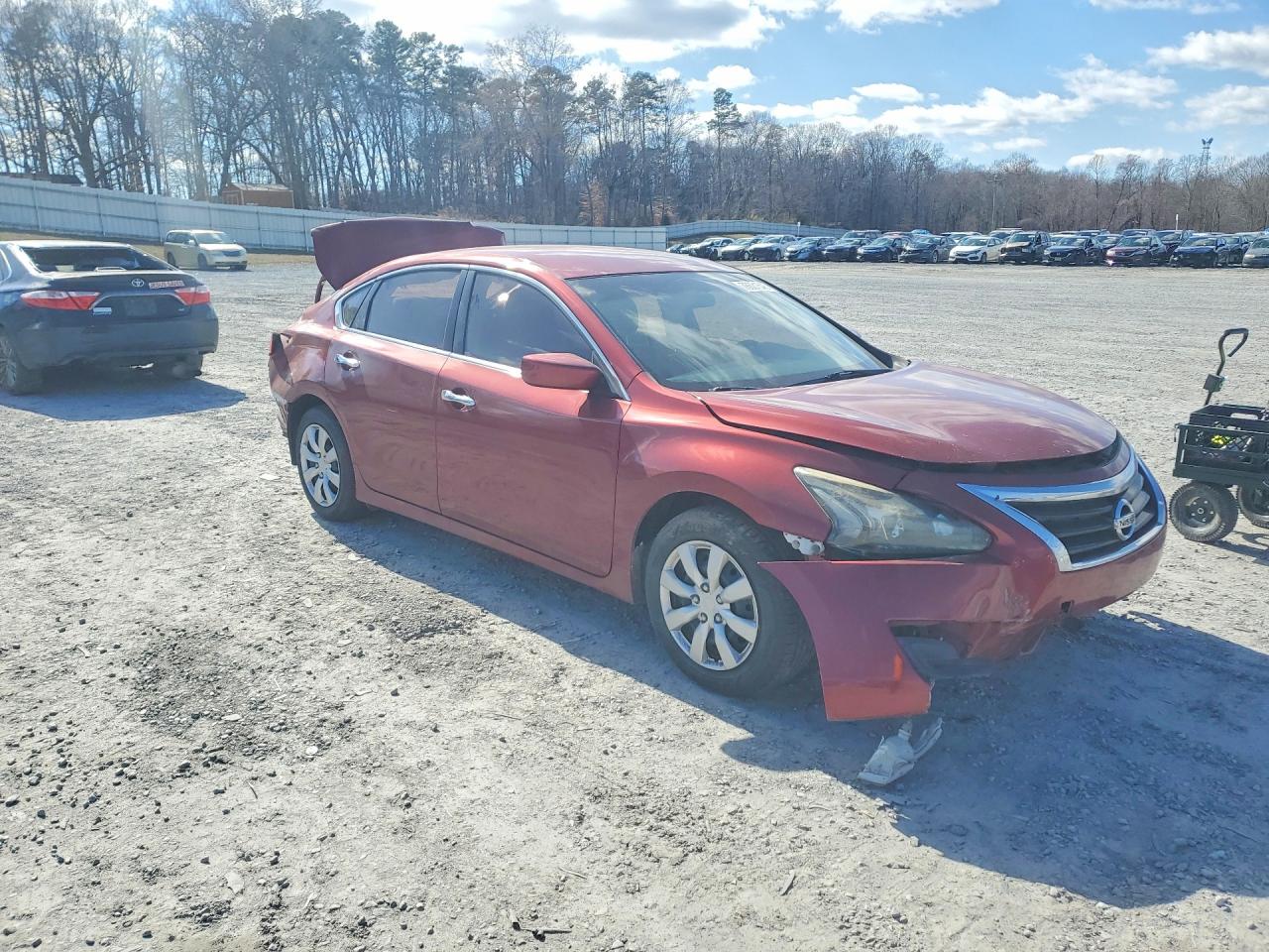 2015 Nissan Altima 2.5 S Красный vin: 1N4AL3AP1FN913540