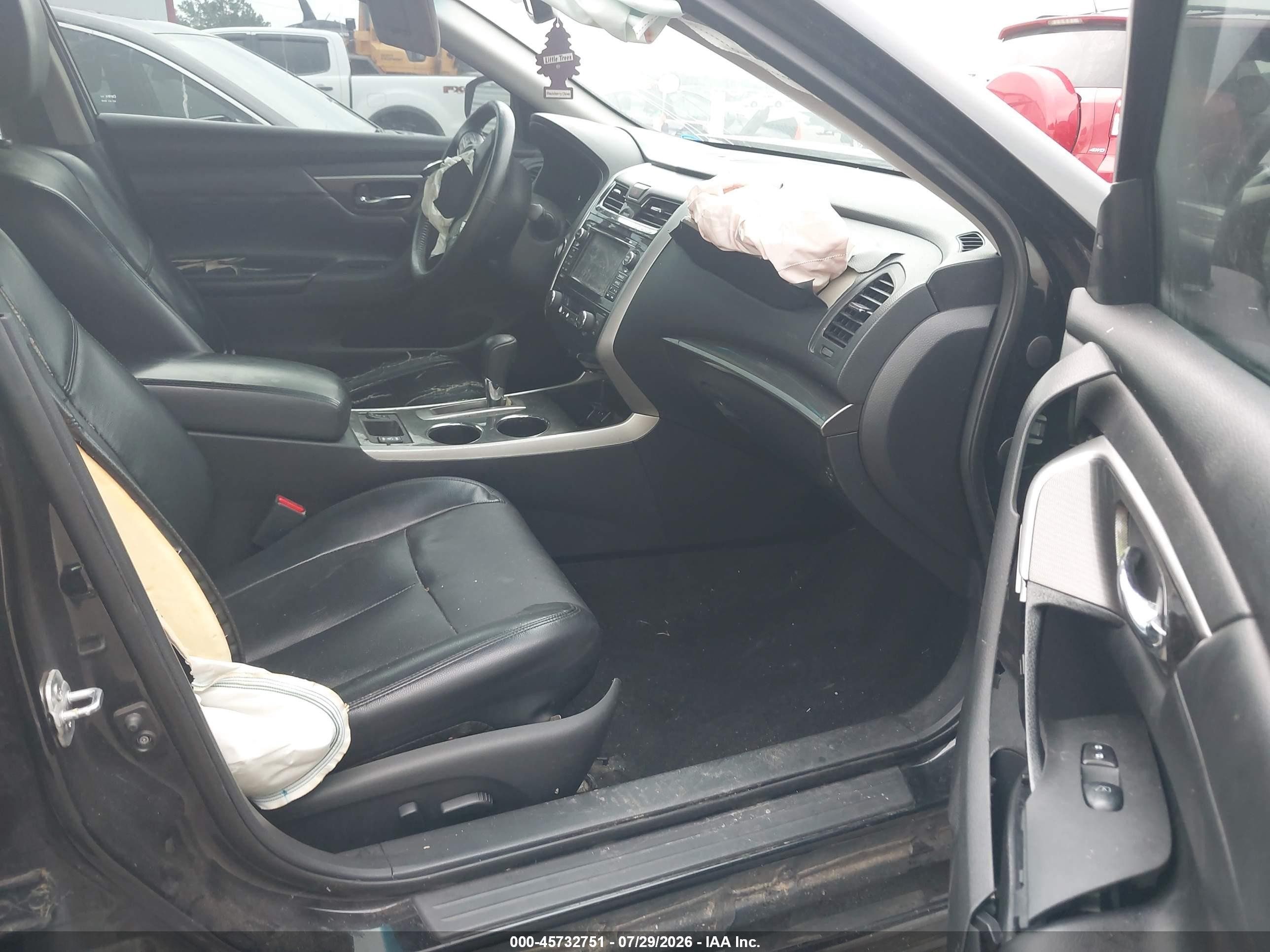 2015 Nissan Altima 2.5 Sl Black vin: 1N4AL3AP1FN915188