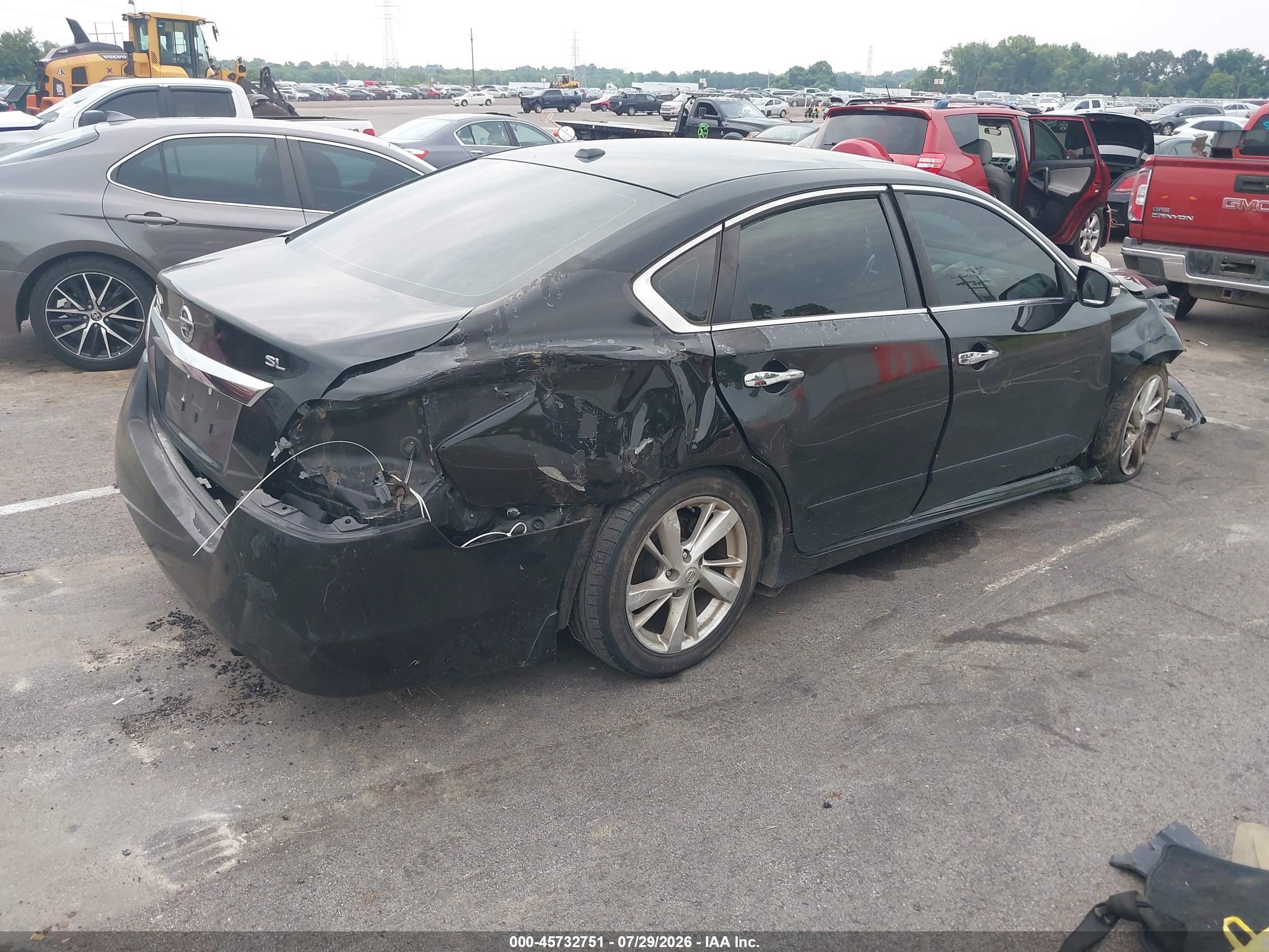 2015 Nissan Altima 2.5 Sl Black vin: 1N4AL3AP1FN915188
