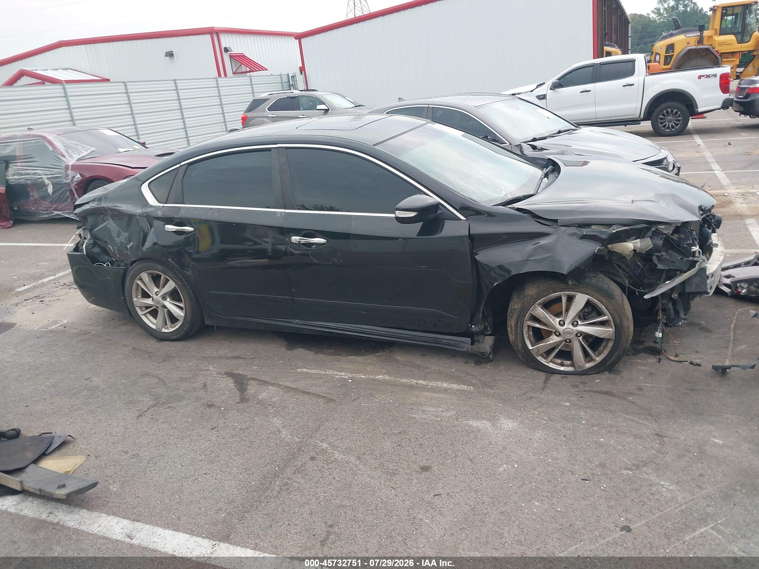 2015 Nissan Altima 2.5 Sl Black vin: 1N4AL3AP1FN915188