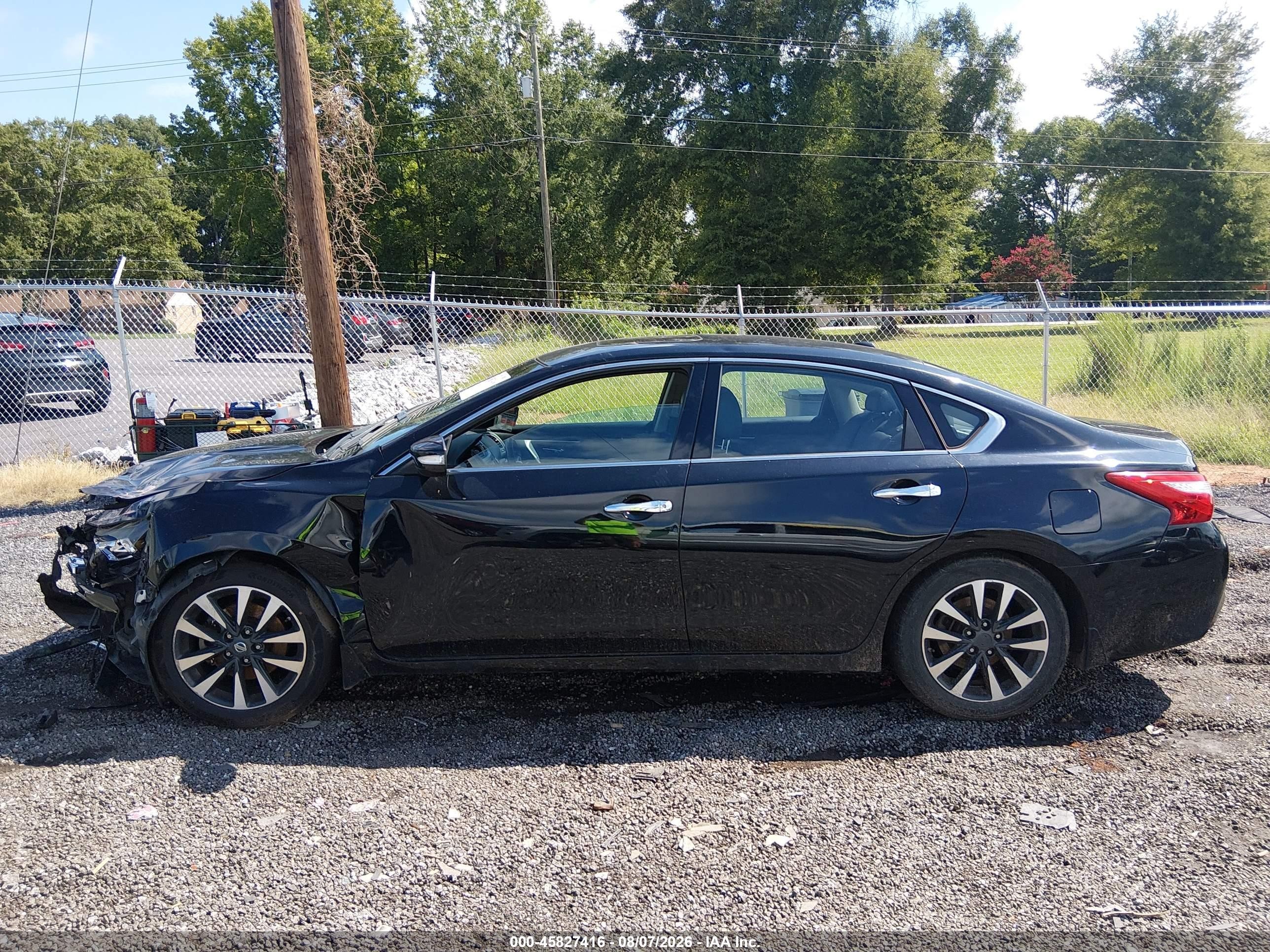 2016 Nissan Altima 2.5 Sl Black vin: 1N4AL3AP1GC164784