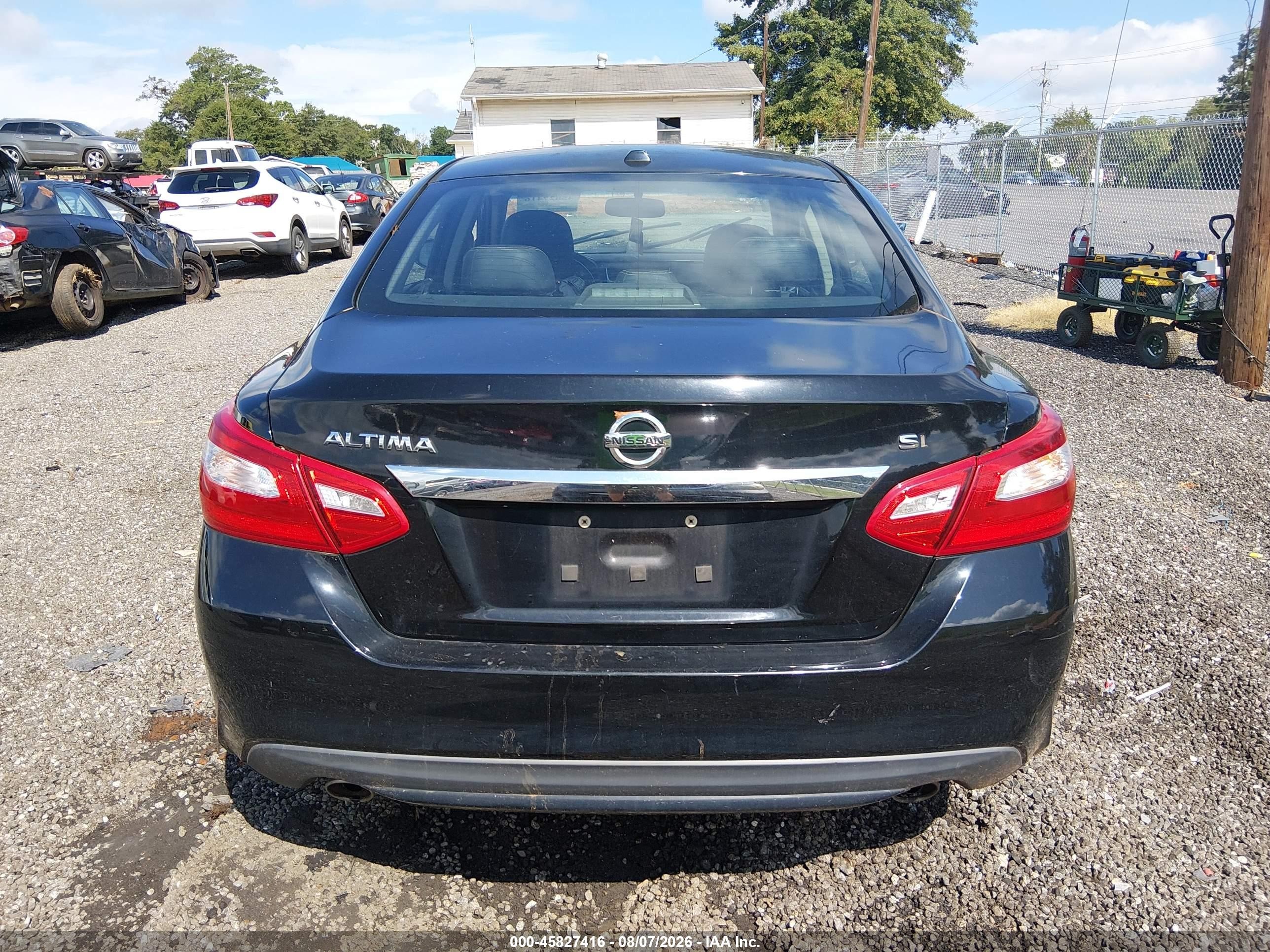 2016 Nissan Altima 2.5 Sl Black vin: 1N4AL3AP1GC164784