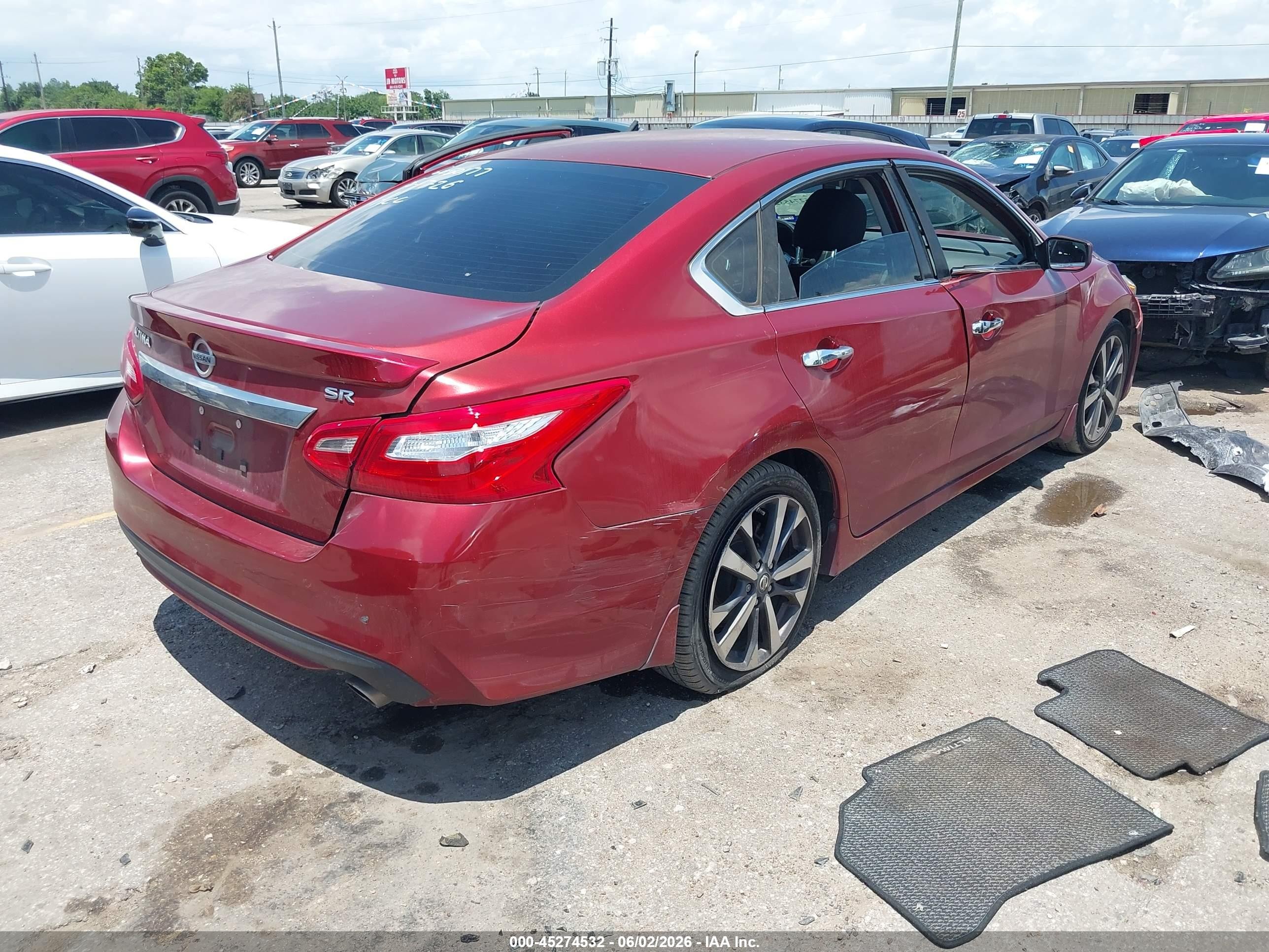 2016 Nissan Altima 2.5 Sr Red vin: 1N4AL3AP1GC190270