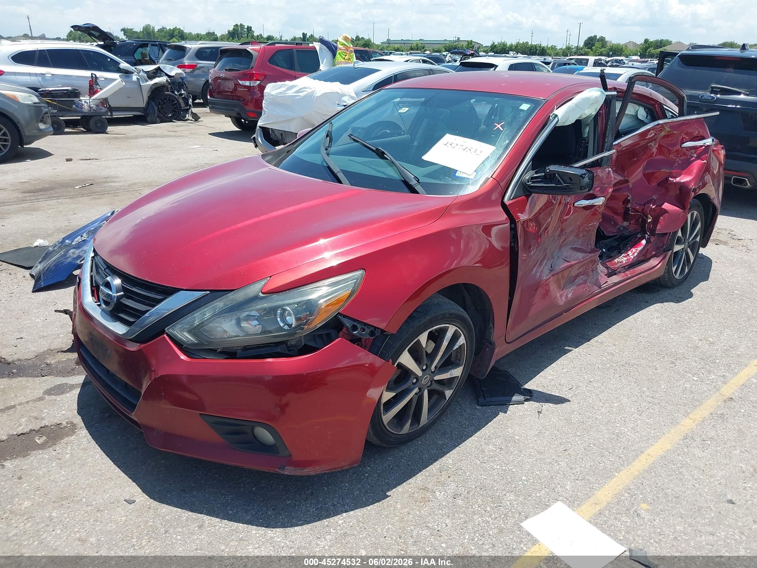 2016 Nissan Altima 2.5 Sr Red vin: 1N4AL3AP1GC190270