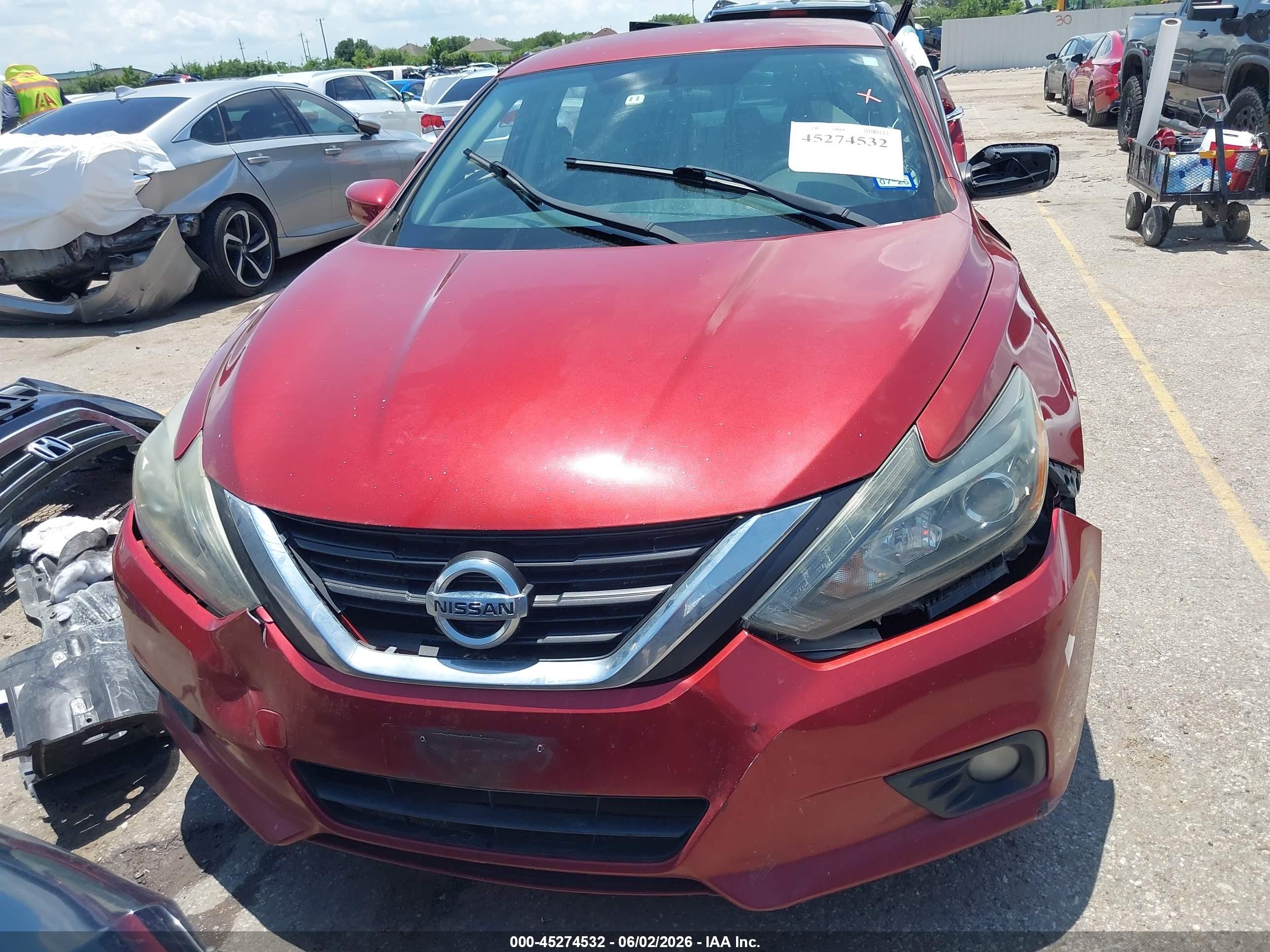 2016 Nissan Altima 2.5 Sr Red vin: 1N4AL3AP1GC190270