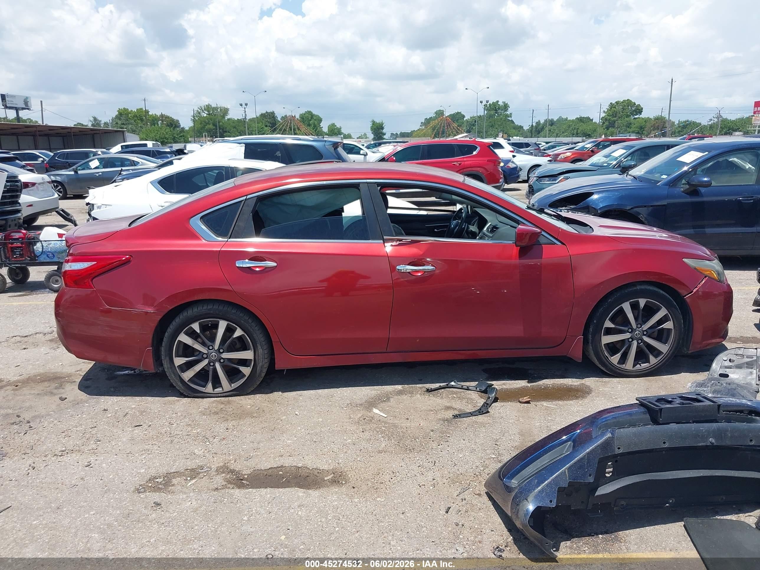 2016 Nissan Altima 2.5 Sr Red vin: 1N4AL3AP1GC190270