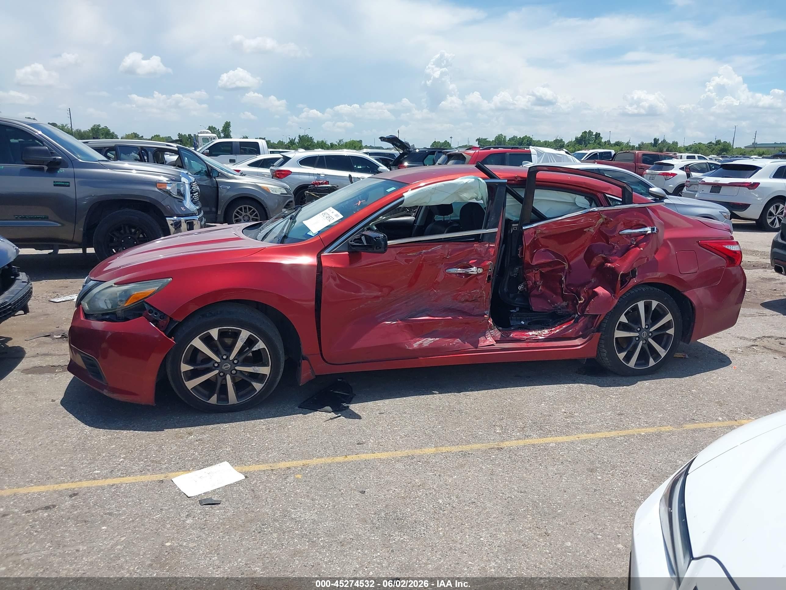 2016 Nissan Altima 2.5 Sr Red vin: 1N4AL3AP1GC190270