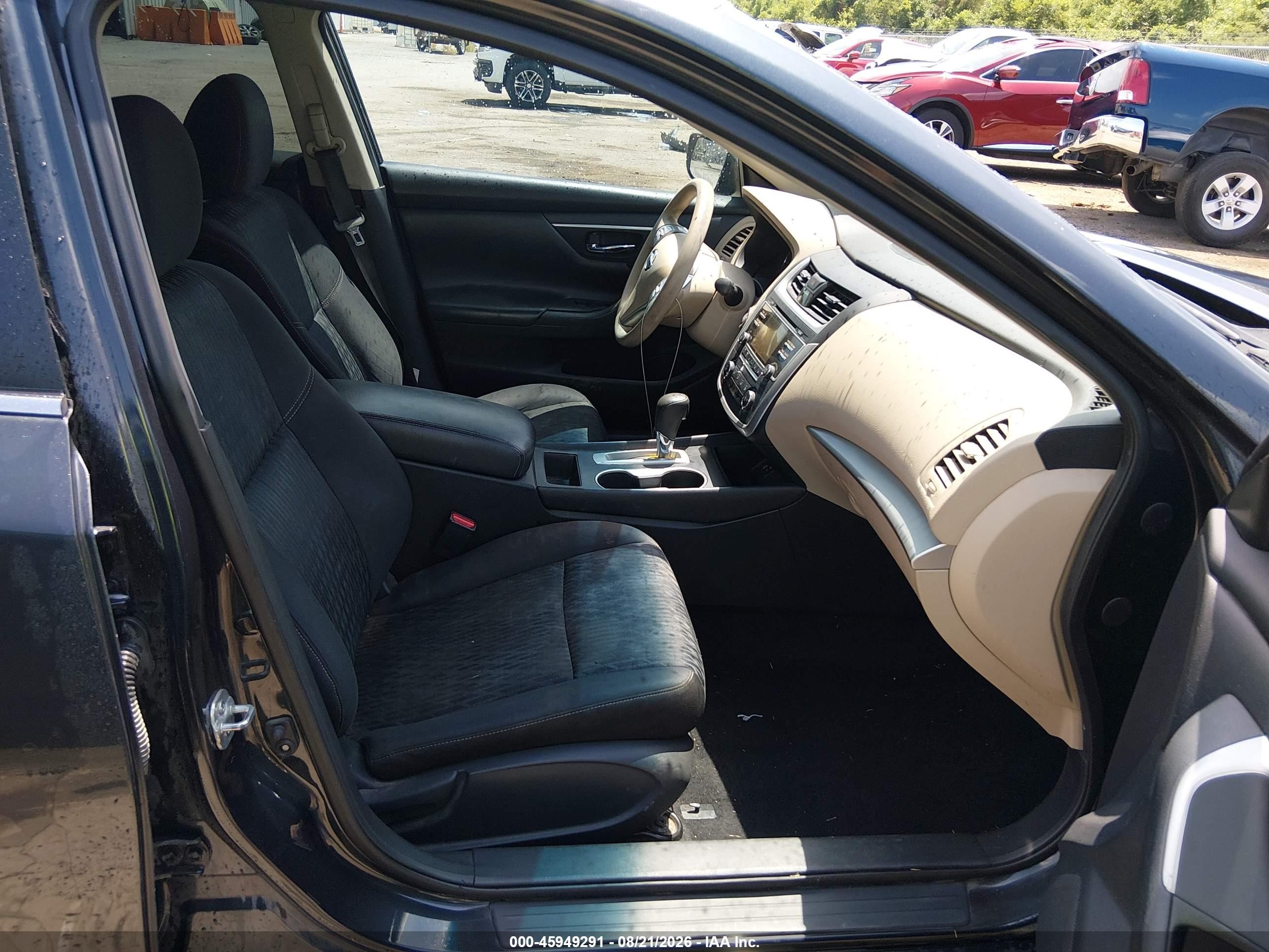 2016 Nissan Altima 2.5 S Черный vin: 1N4AL3AP1GN378985