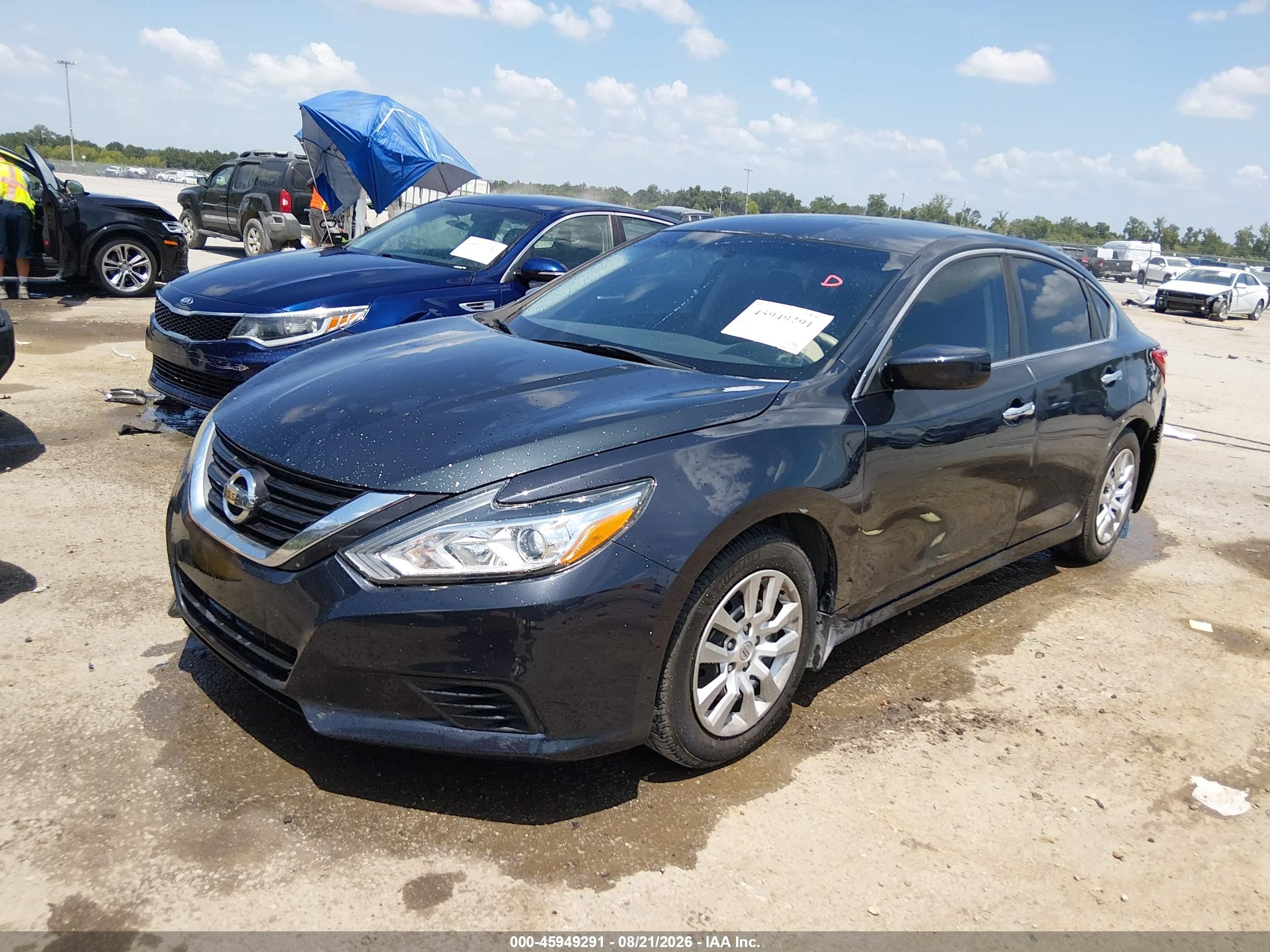 2016 Nissan Altima 2.5 S Черный vin: 1N4AL3AP1GN378985