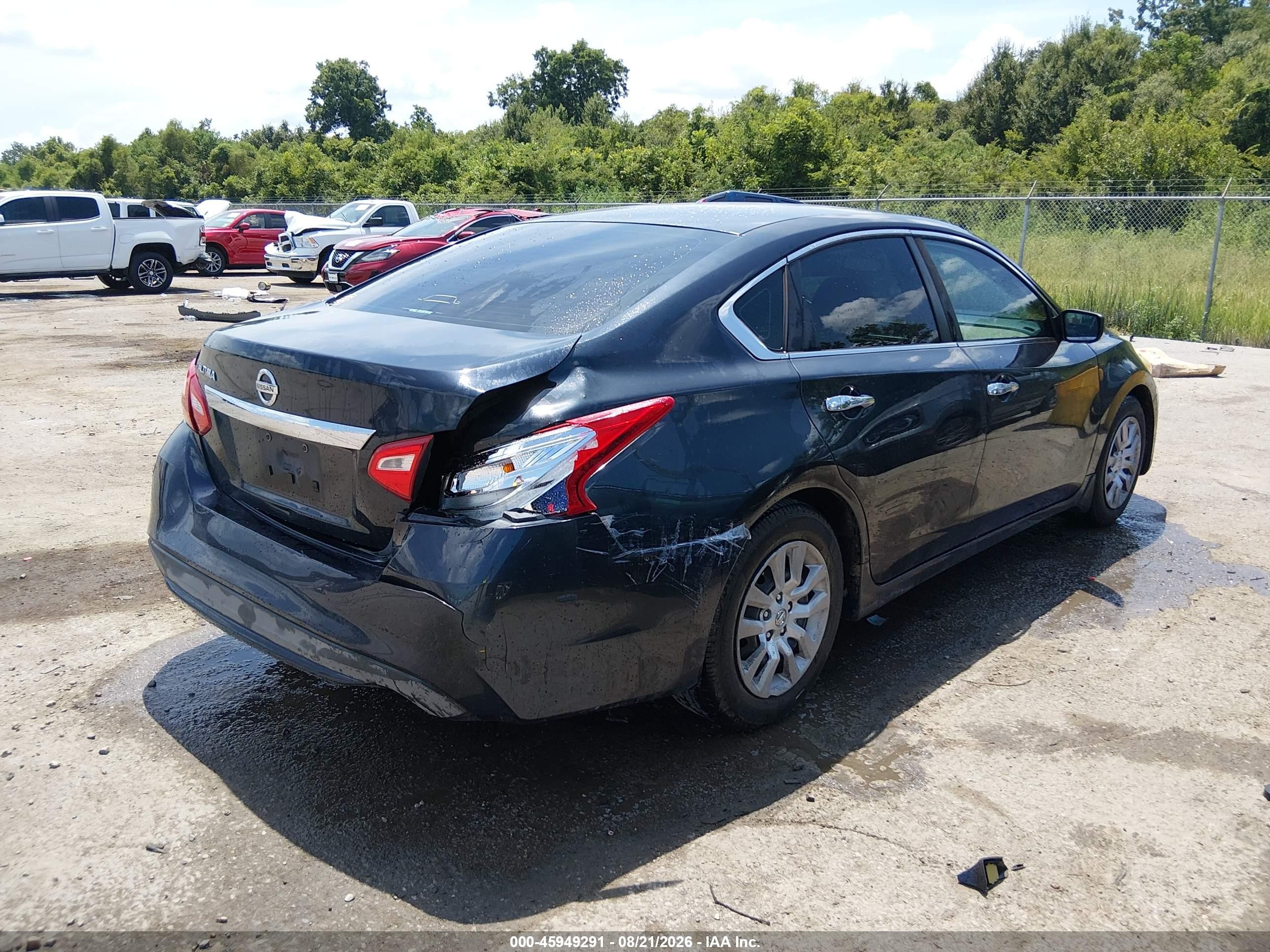 2016 Nissan Altima 2.5 S Черный vin: 1N4AL3AP1GN378985
