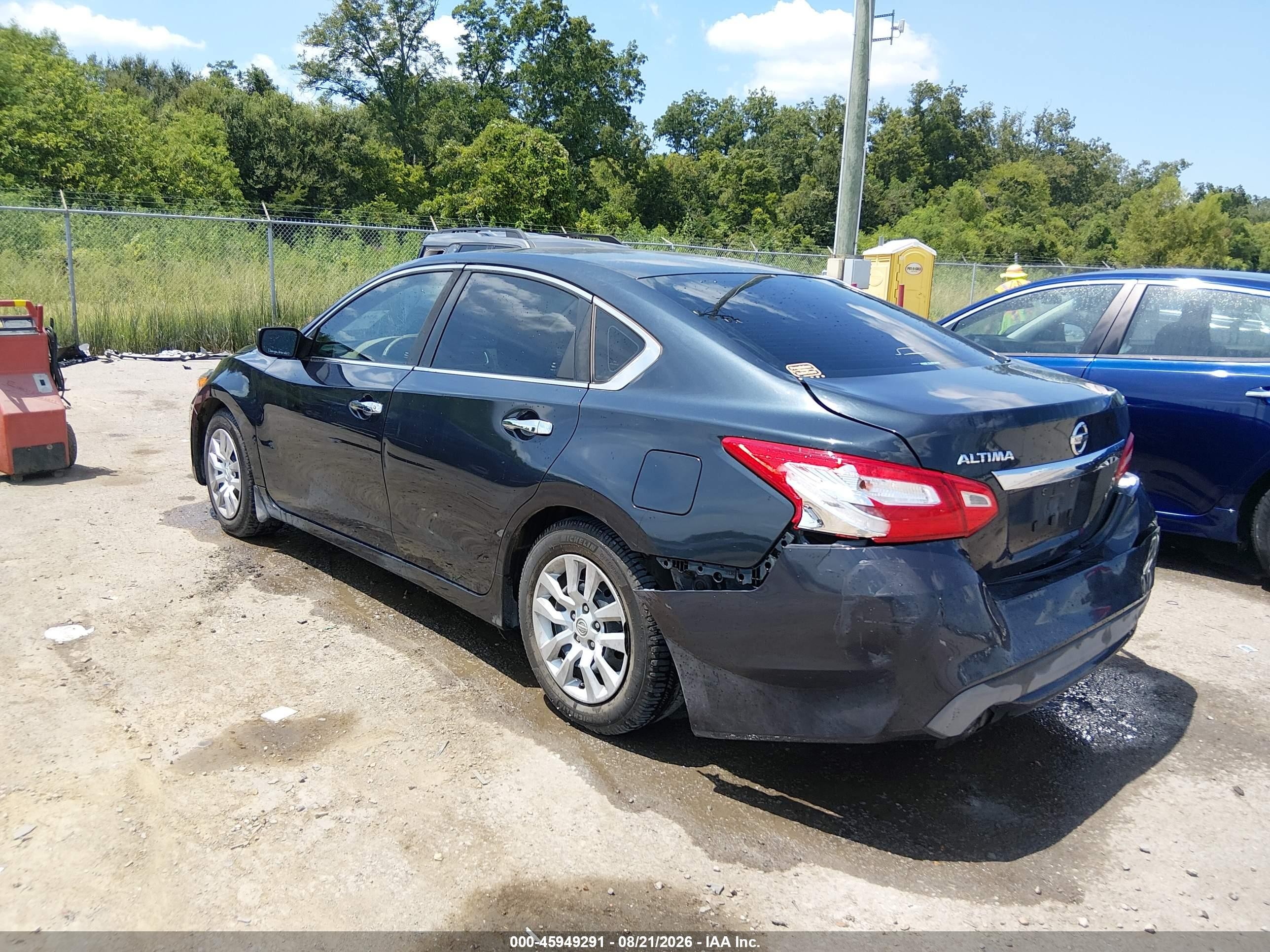 2016 Nissan Altima 2.5 S Черный vin: 1N4AL3AP1GN378985