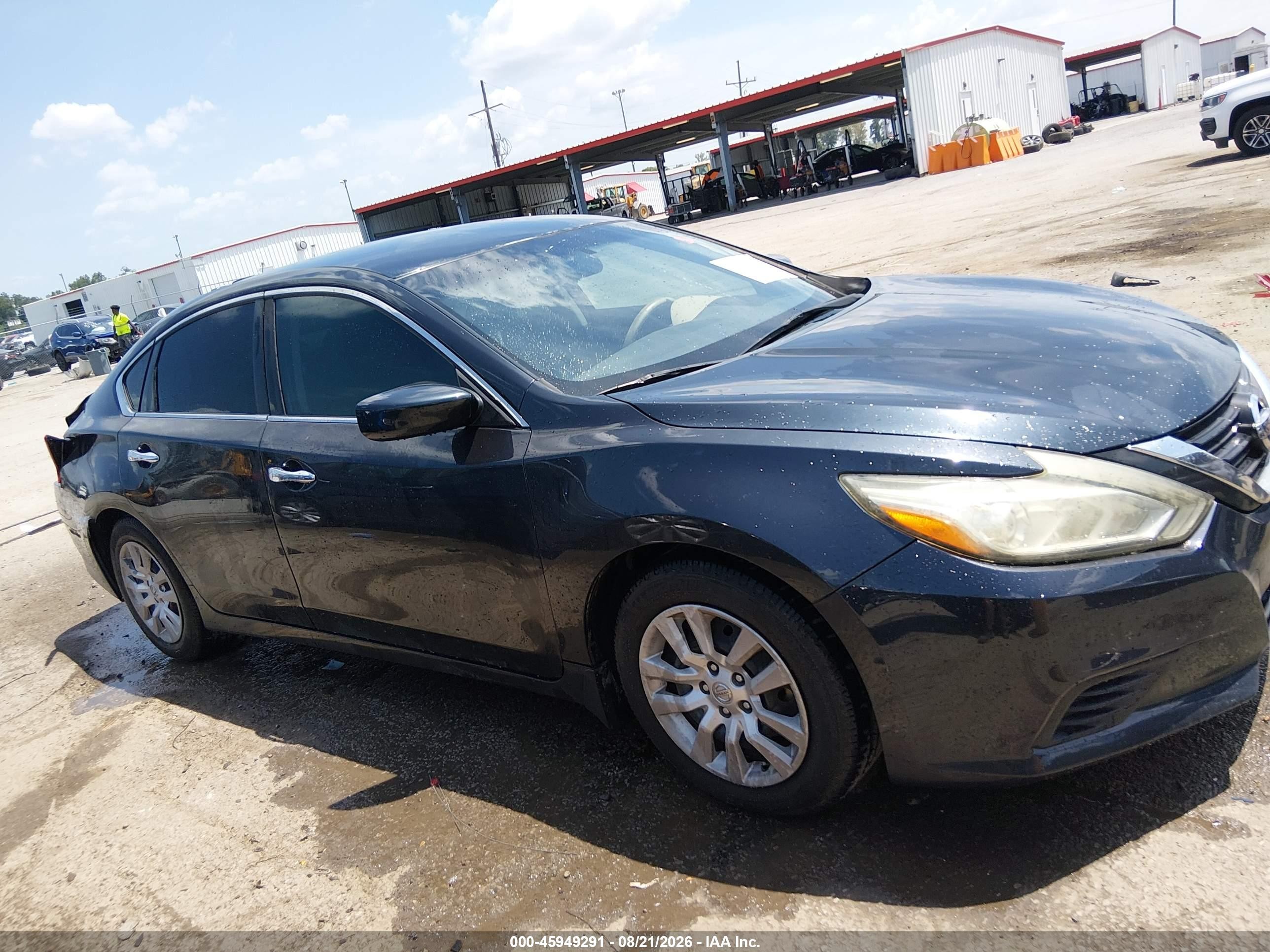 2016 Nissan Altima 2.5 S Черный vin: 1N4AL3AP1GN378985