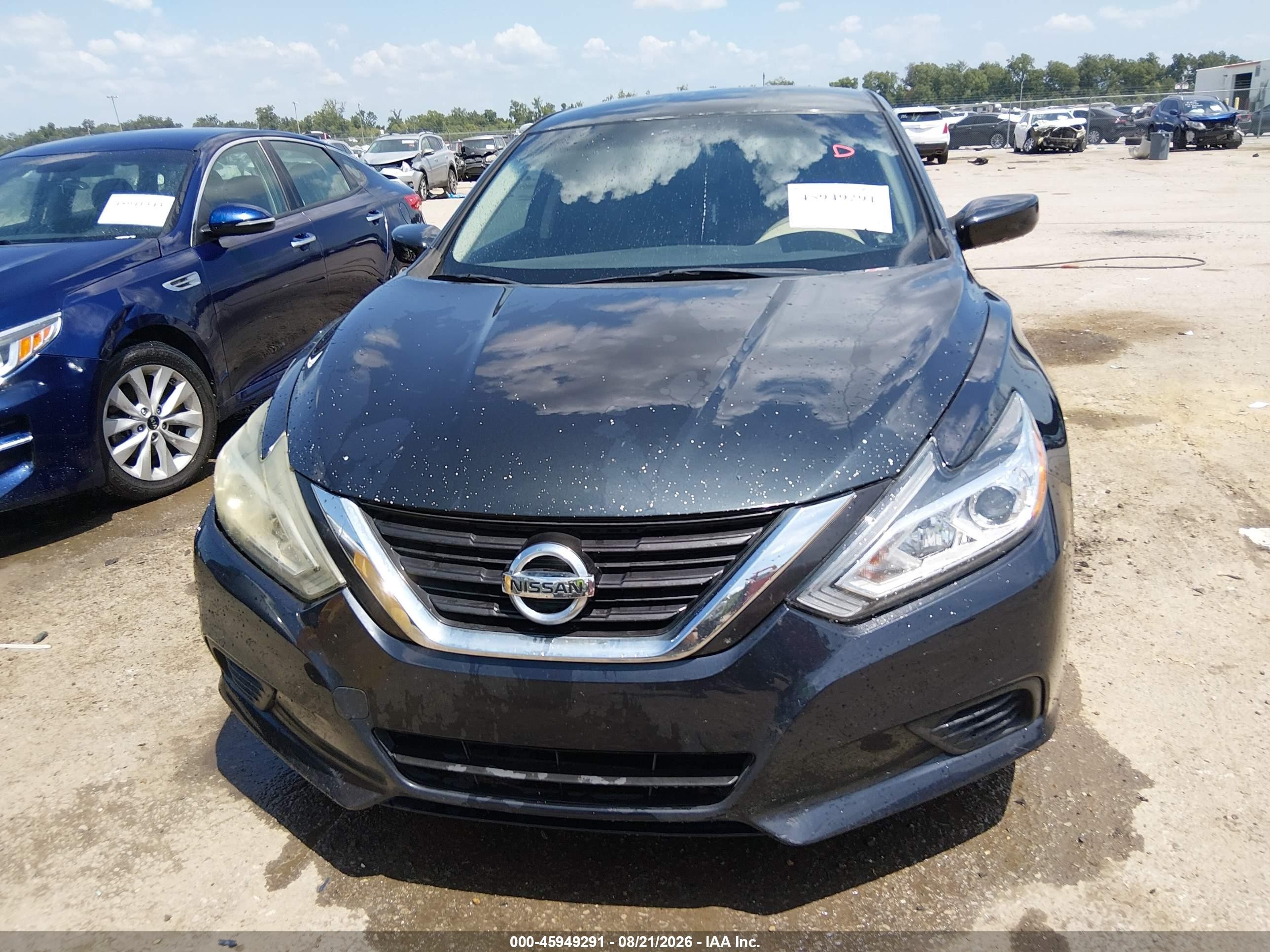 2016 Nissan Altima 2.5 S Черный vin: 1N4AL3AP1GN378985
