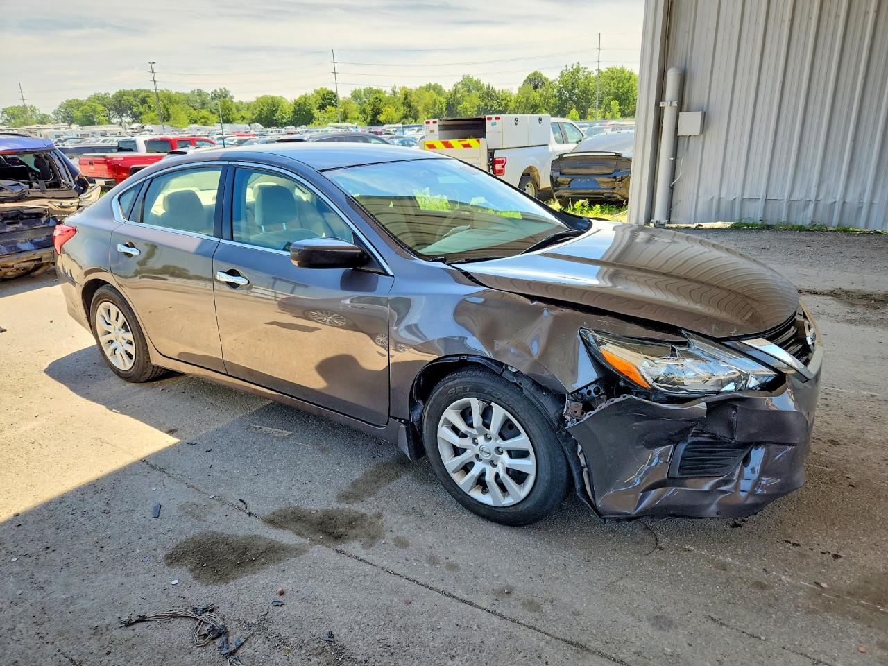 2017 Nissan Altima 2.5 S Серый vin: 1N4AL3AP1HC133732