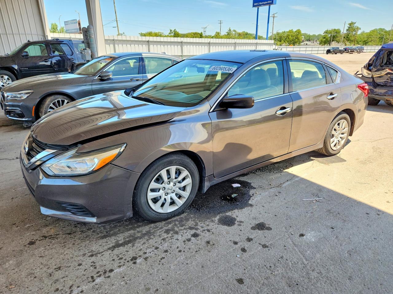 2017 Nissan Altima 2.5 S Серый vin: 1N4AL3AP1HC133732