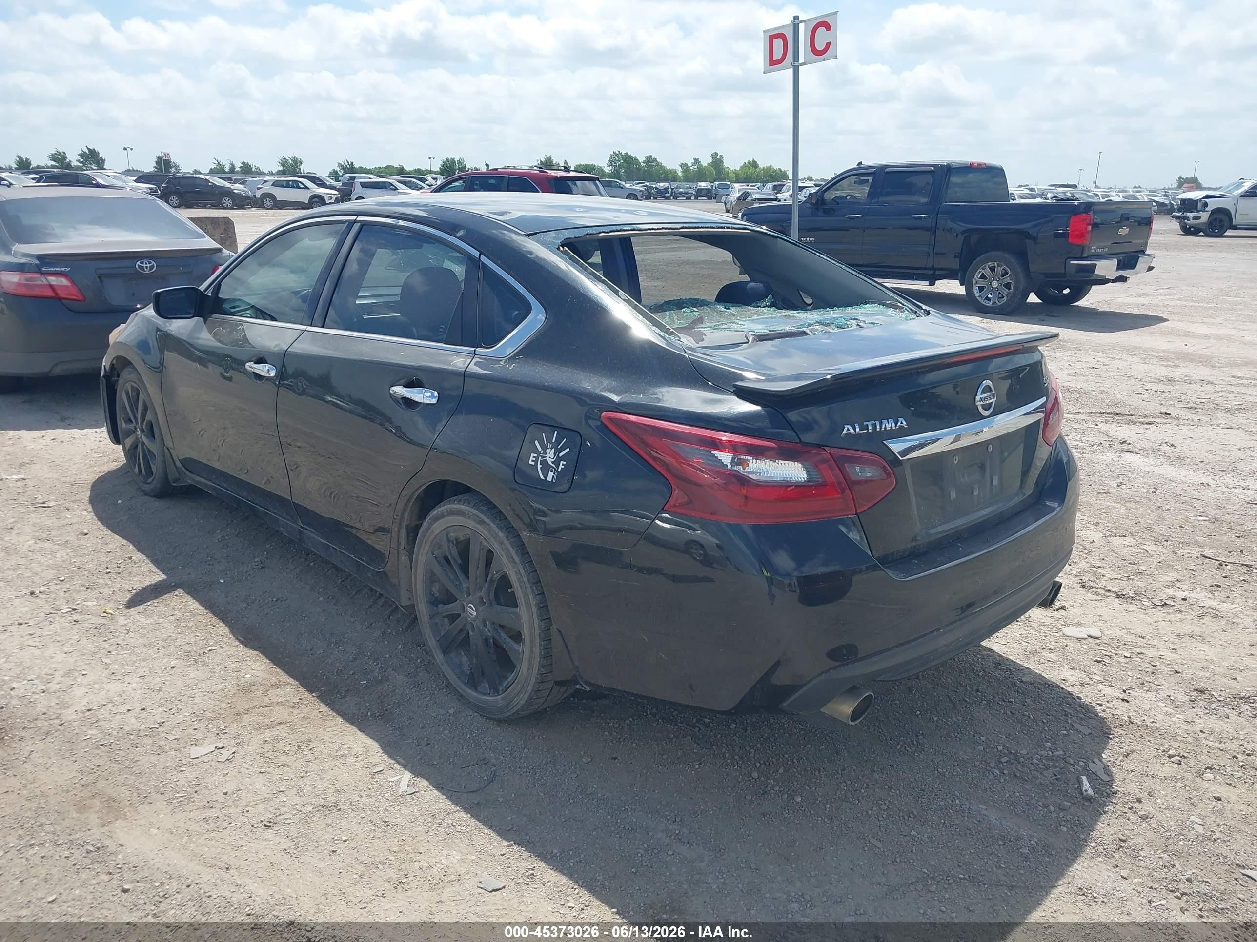 2017 Nissan Altima 2.5 Sr Black vin: 1N4AL3AP1HC171820