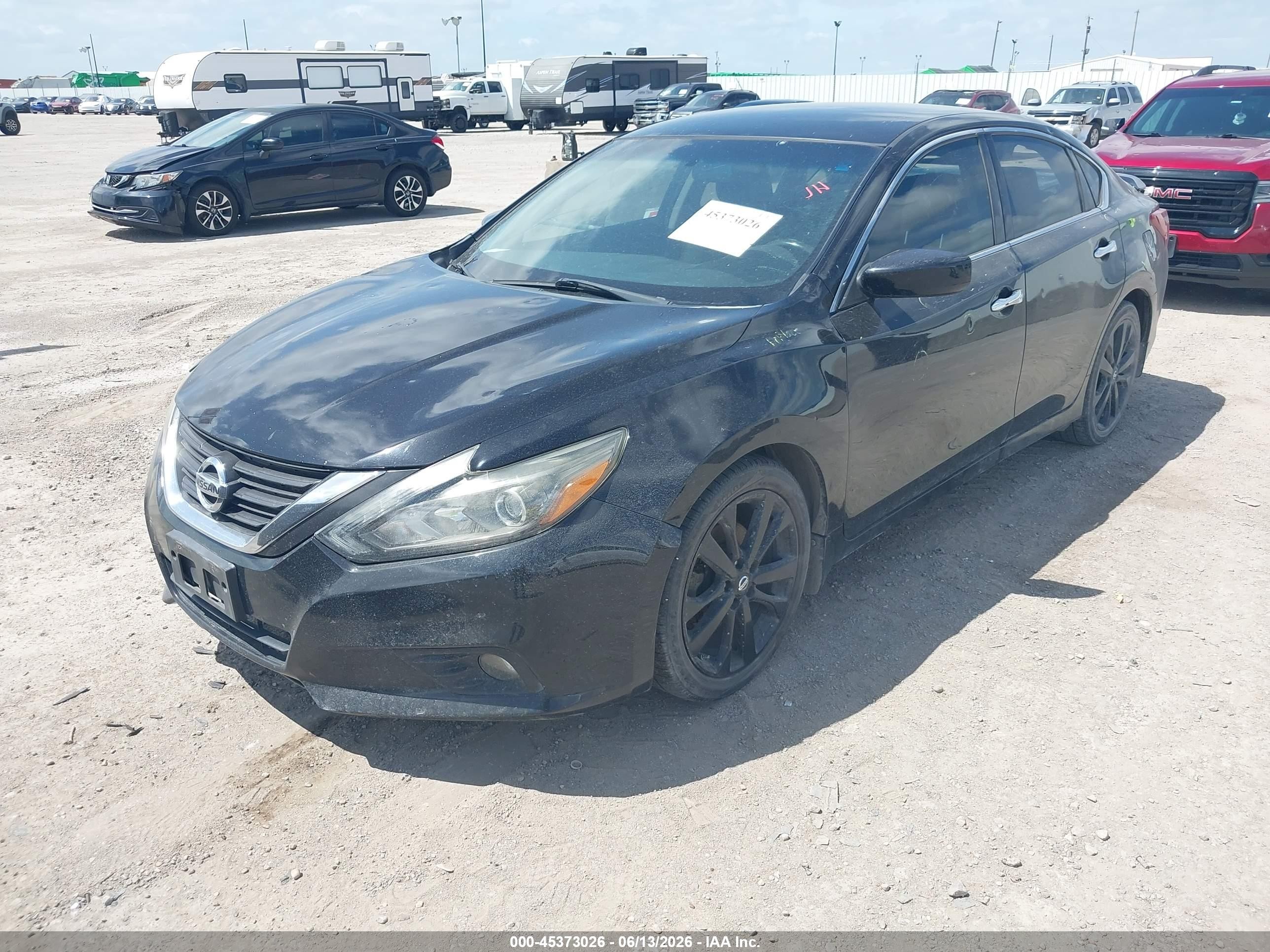 2017 Nissan Altima 2.5 Sr Black vin: 1N4AL3AP1HC171820