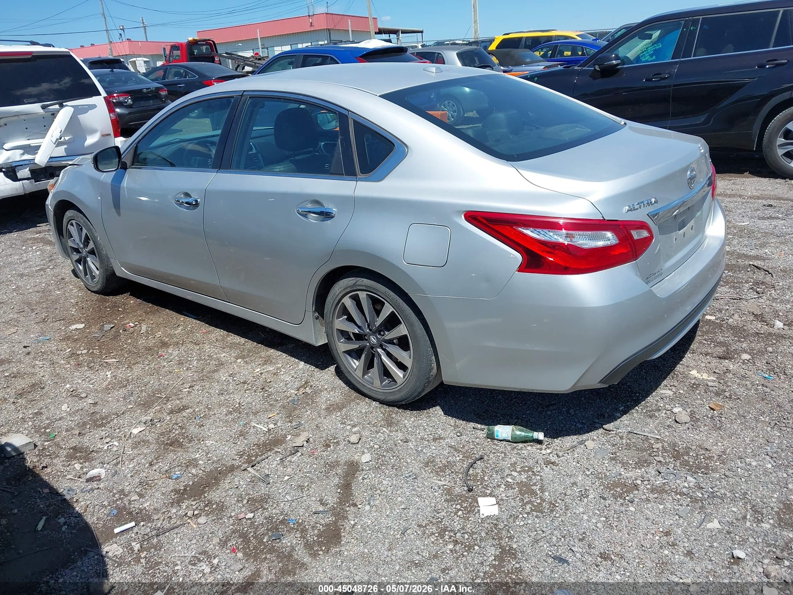 2017 Nissan Altima 2.5 Sl Серый vin: 1N4AL3AP1HC289432